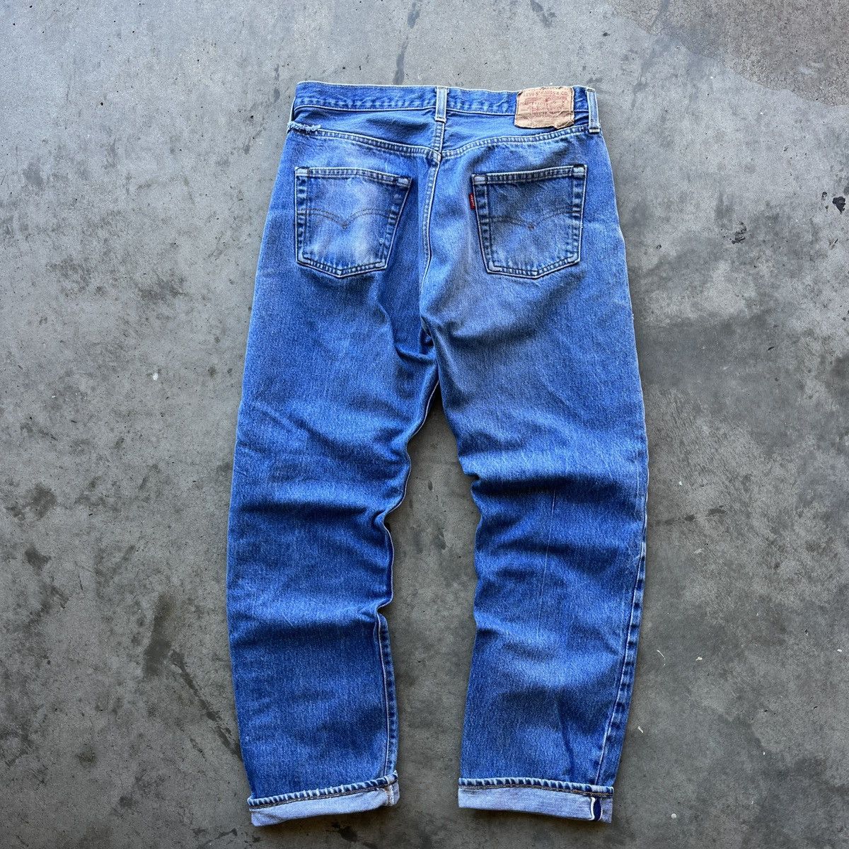 image of Levis x Vintage 70's Levi’S 501Xx Selvedge Jeans in Blue, Men's (Size 30)