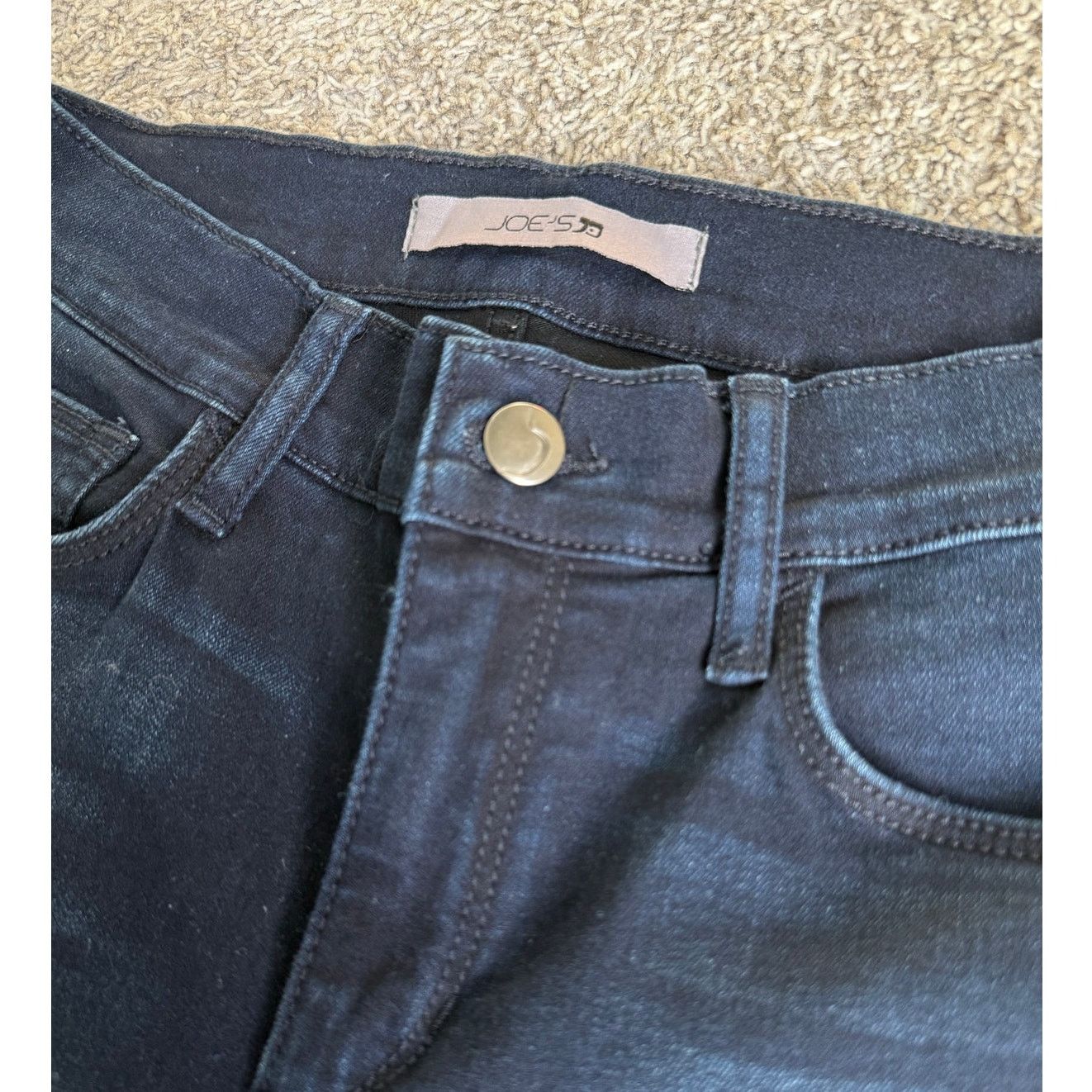 Joe's Women's Joe's Skinny Jeans Dark Wash High Rise 24 Size 24" / US 00 / IT 34 - 3 Thumbnail