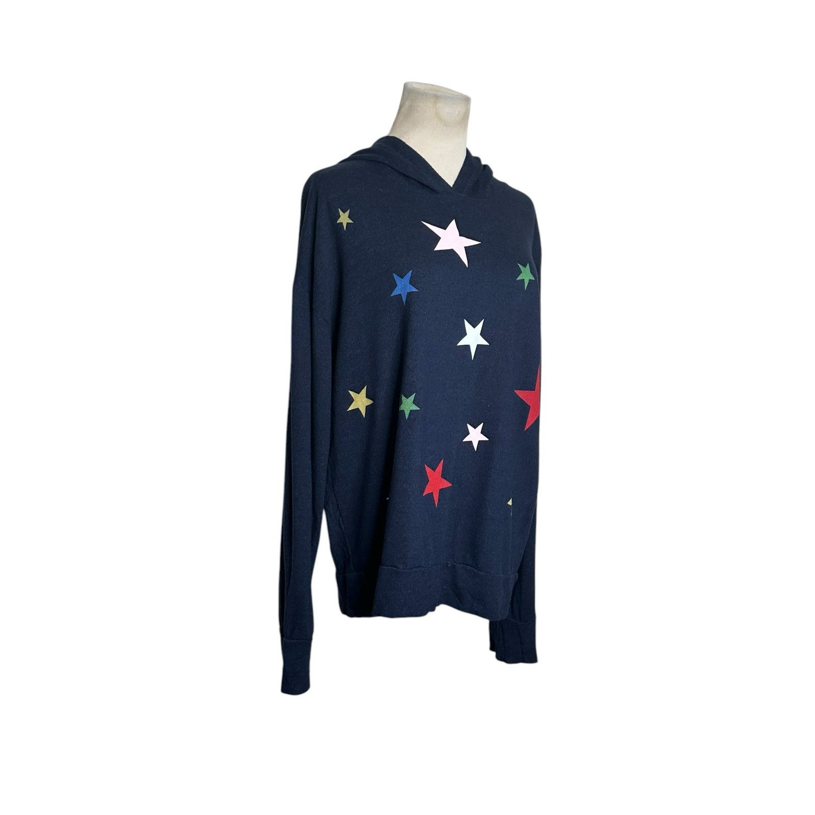 Sundry Sundry navy pop over stars hoodie sweatshirt size 2 - Medium Size M / US 6-8 / IT 42-44 - 11 Thumbnail