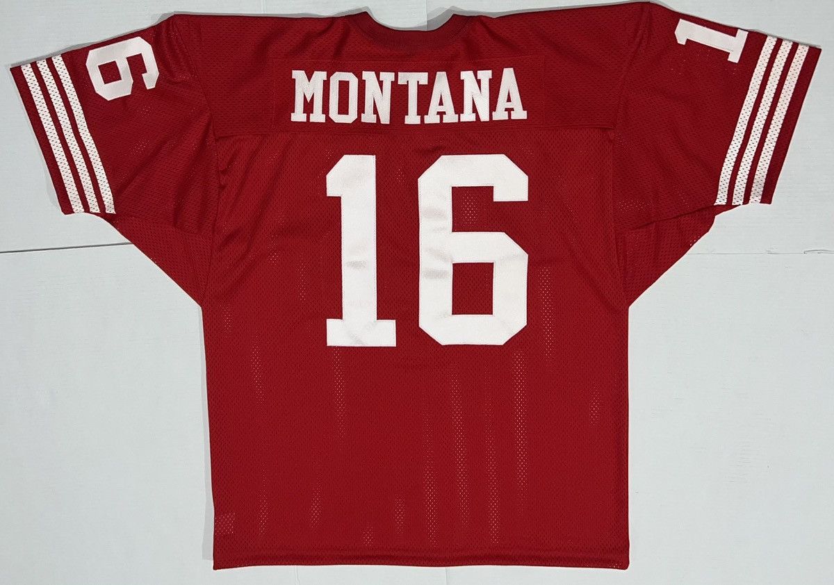 NFL New Vintage San Francisco 49ers Joe Montana Jersey 90s 52 Size US XXL / EU 58 / 5 - 1 Thumbnail