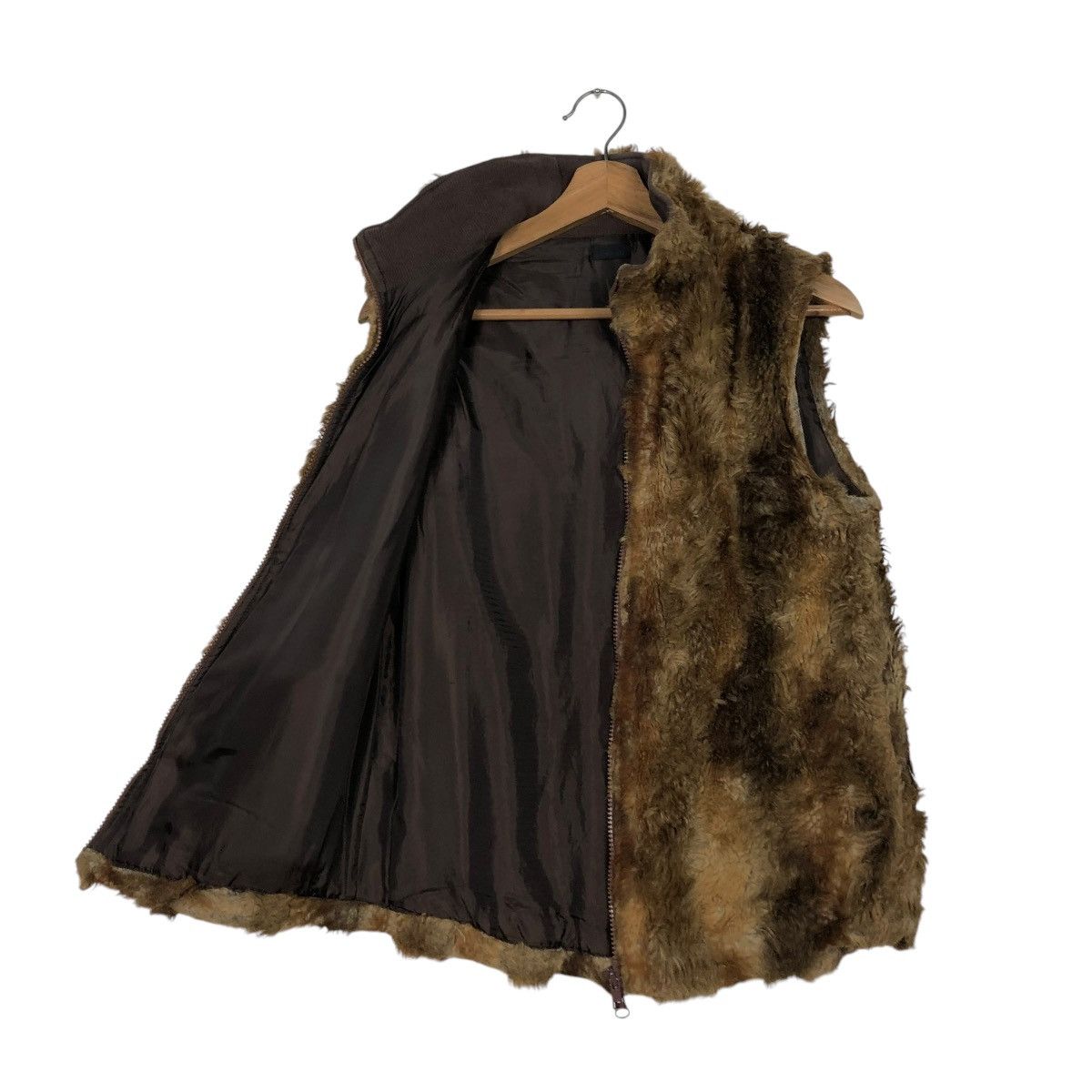 Beams Plus 🔥VINTAGE VEST JACKET SLEEVELESS BEAMS MINK FUR ISSEY MIYAKE Size US M / EU 48-50 / 2 - 13 Thumbnail