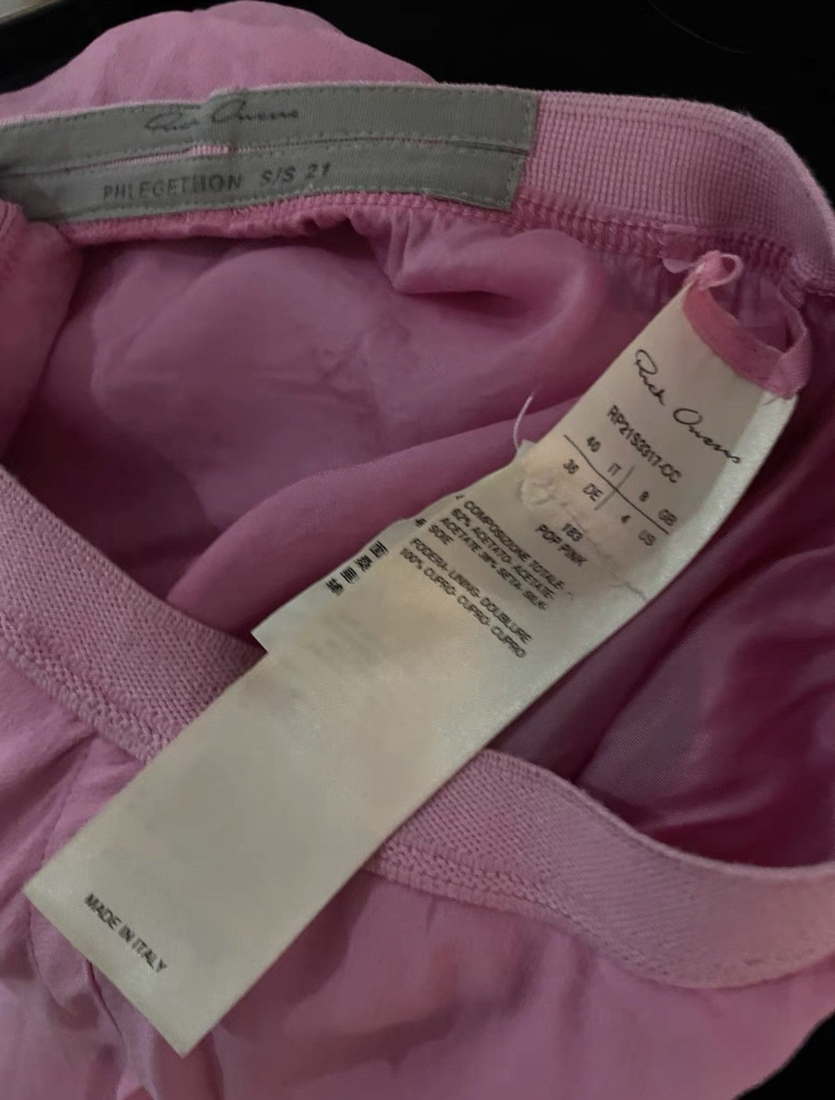 Rick Owens Rick Owens 21SS "Bud" Pink Blossom Shorts Size 27" / US 4 / IT 40 - 3 Thumbnail