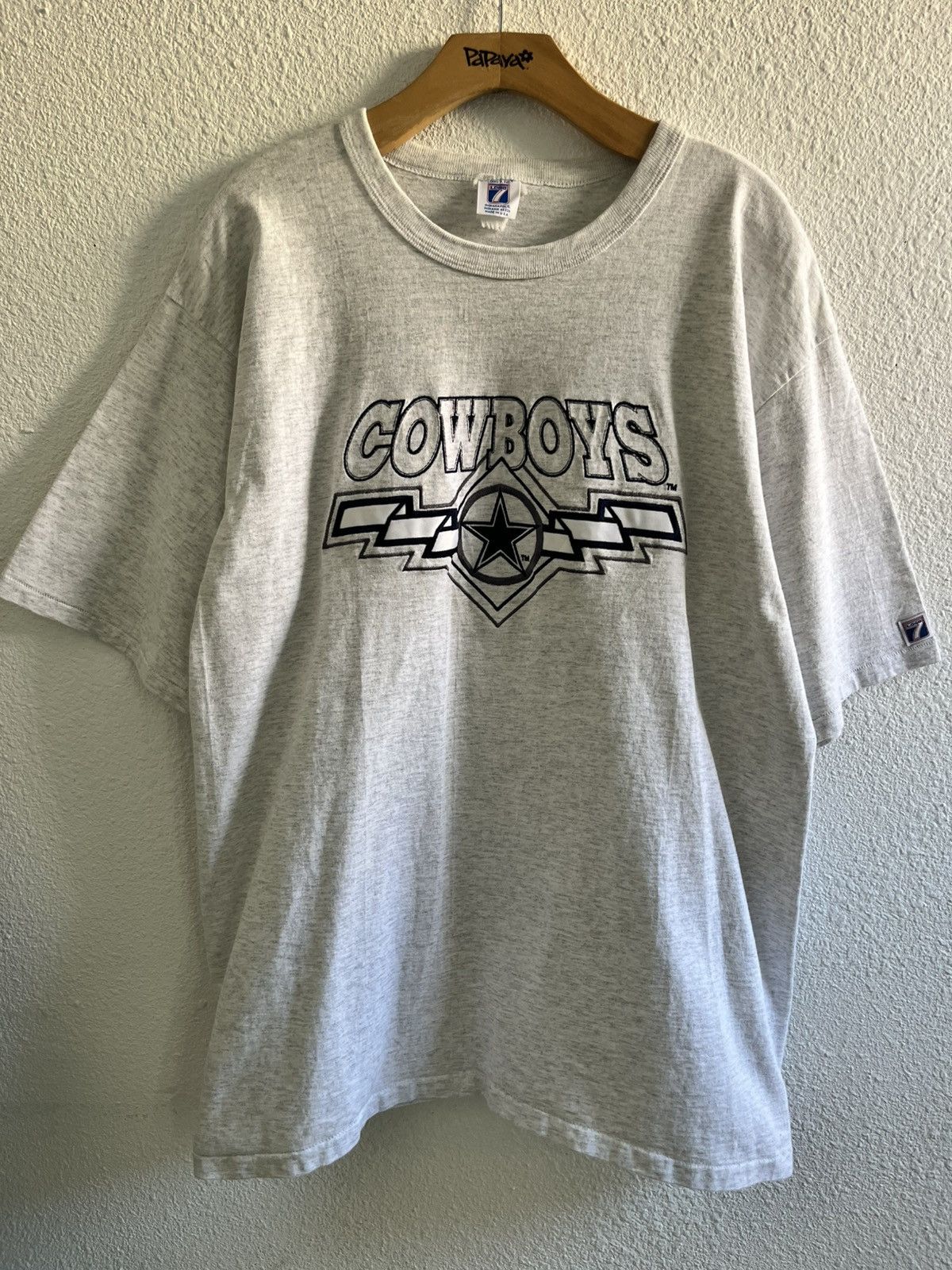 Logo 7 Vintage 1990s NFL Dallas Cowboys t-shirt 2XL Size US XXL / EU 58 / 5 - 1 Thumbnail