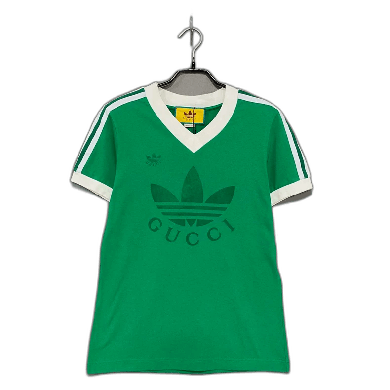 Gucci Adidas Gucci Green Short Sleeve Shirt-2505 Size S / US 4 / IT 40 - 1 Thumbnail