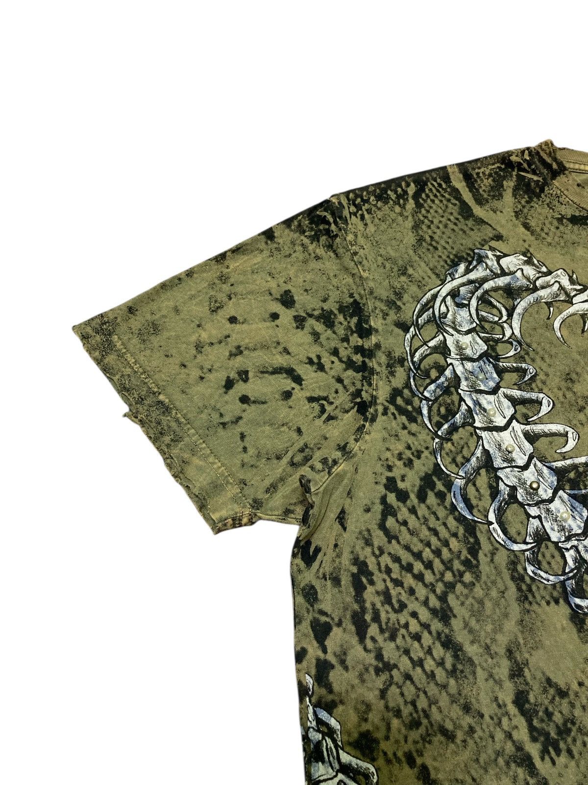 Affliction Affliction Skeletal Snake T-Shirt Size US XL / EU 56 / 4 - 5 Thumbnail