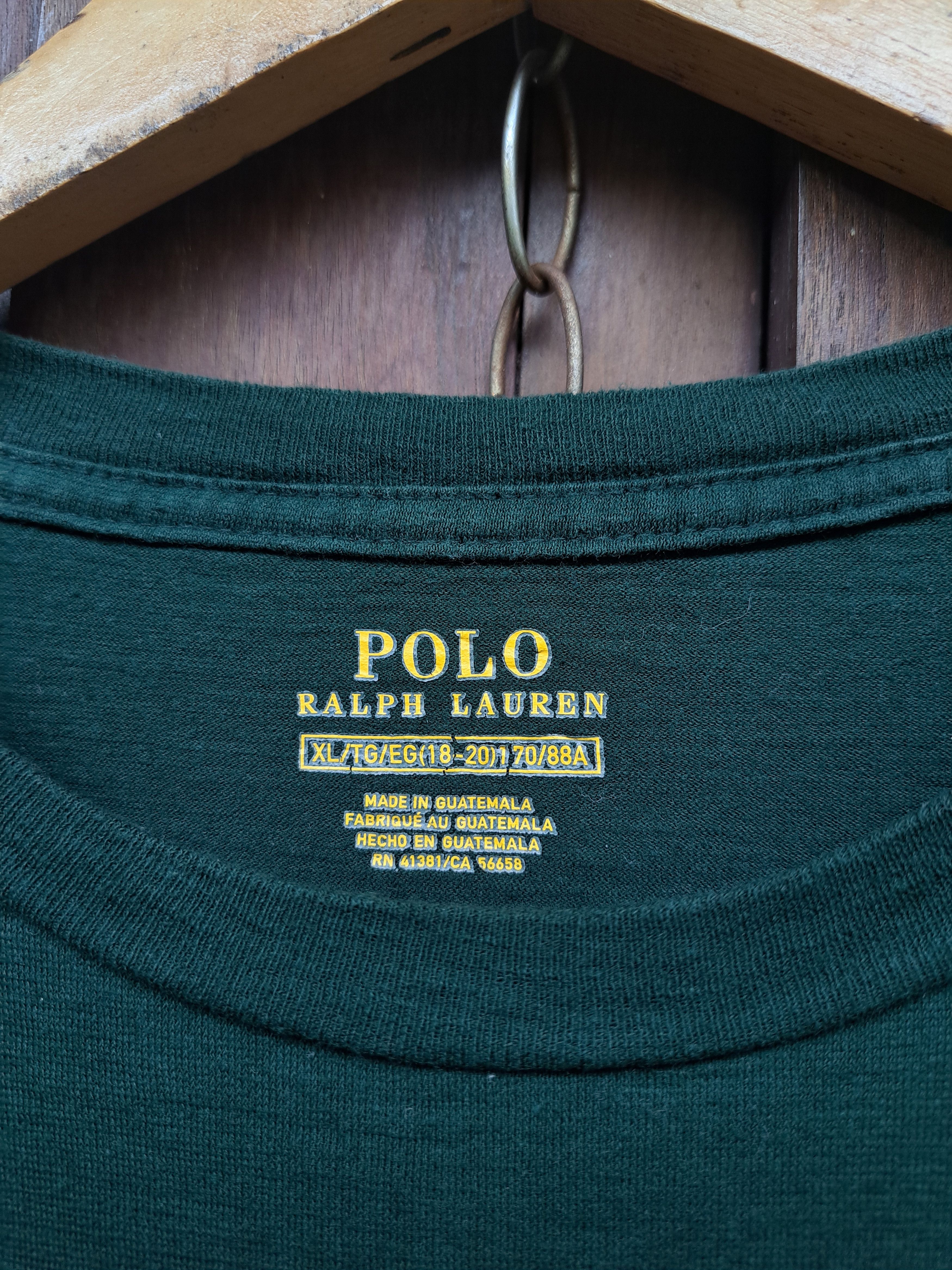 Polo Ralph Lauren Polo Ralph Lauren Boys XL (18-20) Polo Bear Spellout Tshirt Size US XL / EU 56 / 4 - 5 Thumbnail