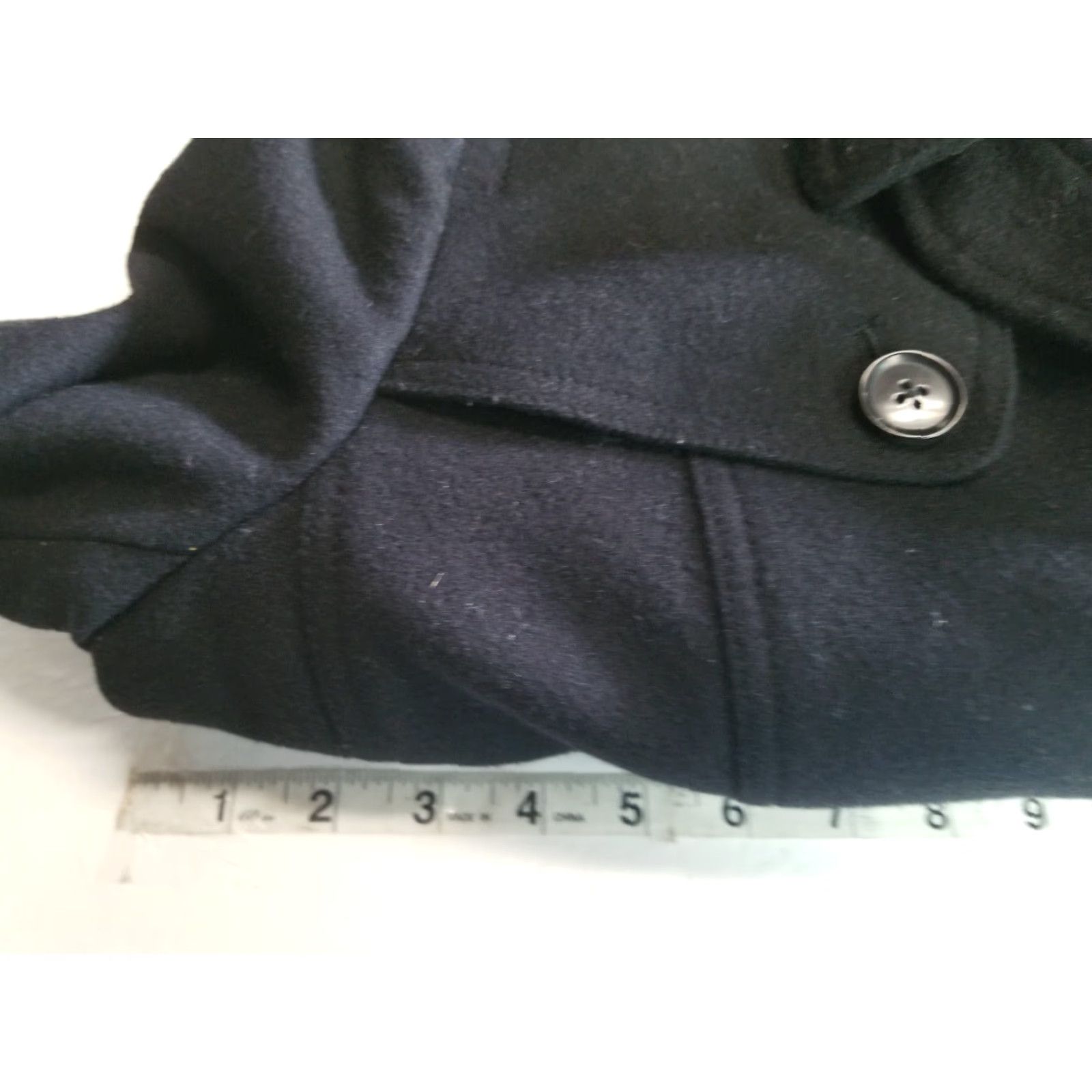 Banana Republic Banana Republic Coat BelTED Belted Wool Blend Black Women's Size Small Pea Coat Fall Winter Spring Wool Blend Regular Size S Belted Womens Size S / US 4 / IT 40 - 3 Thumbnail