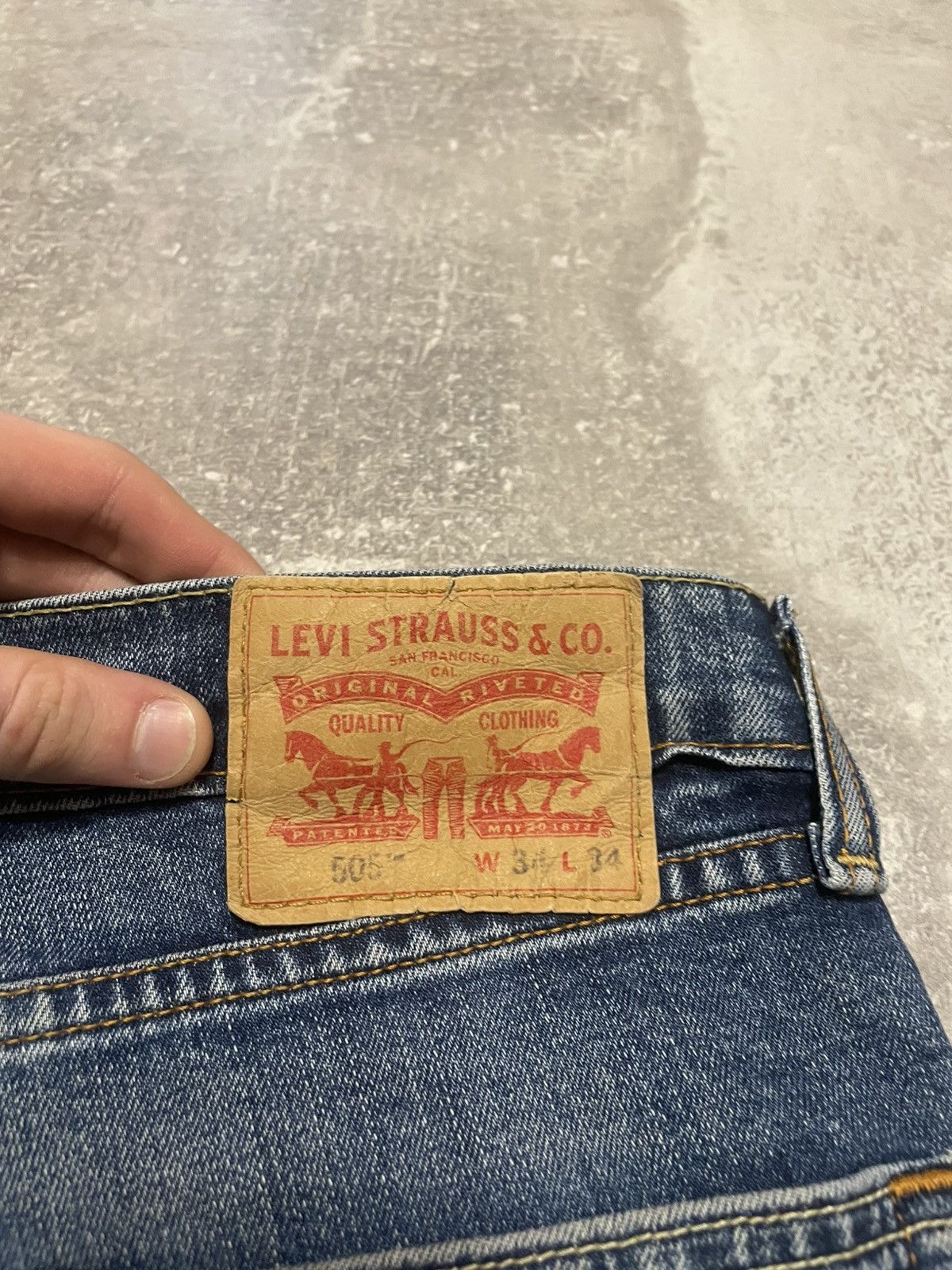 Levi's Vintage Levis 505 Blue Denim Jeans 34 Size Size US 34 / EU 50 - 9 Thumbnail