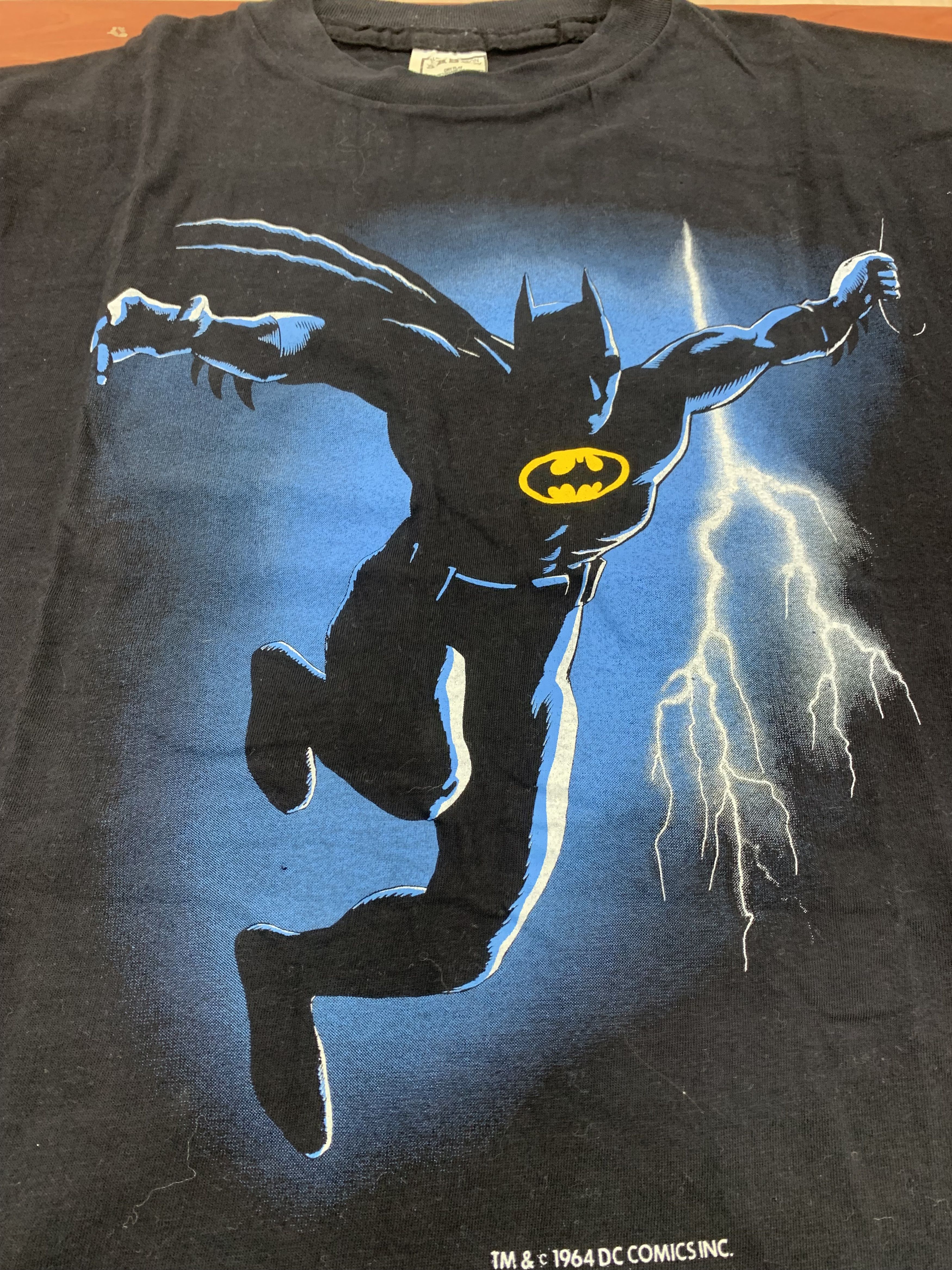 DC Comics × Marvel Comics VTG BATMAN DC COMIC MARVELL SHIRT THE MASK MOVIE Size US L / EU 52-54 / 3 - 9 Thumbnail