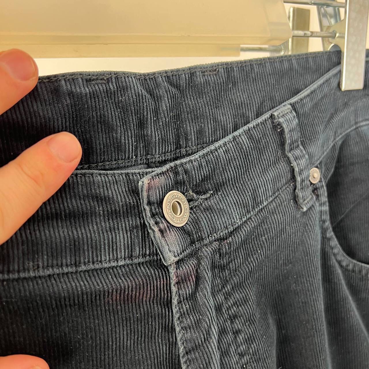 Gant Corduroy Black Pants Gant Vintage Regular Fit Normal Waist Size US 36 / EU 52 - 8 Thumbnail