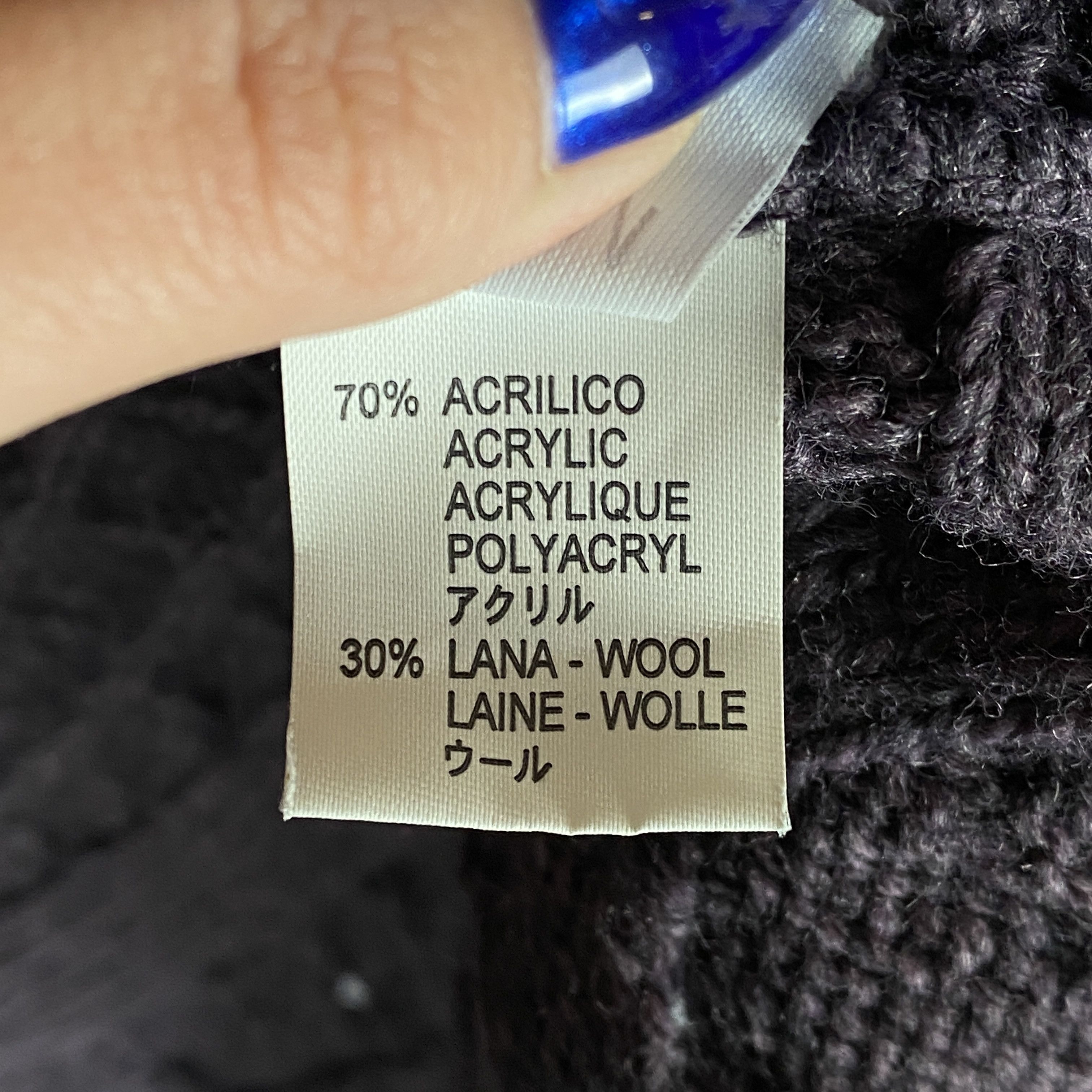 Elisa Cavaletti × Vintage Elisa Cavaletti Cardigan Women's Size M Purple Long Sleeve Size M / US 6-8 / IT 42-44 - 6 Thumbnail