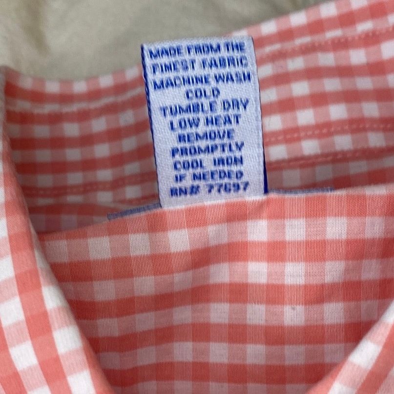 Guy Harvey Guy Harvey Classic Coral Plaid Long Sleeve Shirt men sz S Size US S / EU 44-46 / 1 - 6 Thumbnail