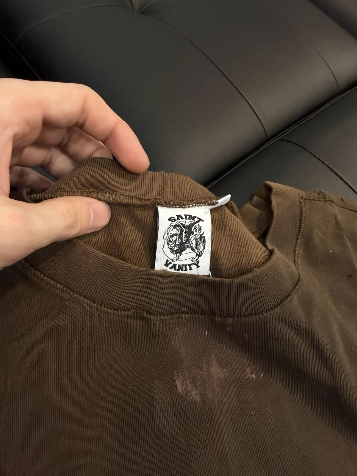 Saint Vanity Size L - Saint Vanity T-shirt 2025 Brown Authentic (NEW) Size US L / EU 52-54 / 3 - 8 Thumbnail