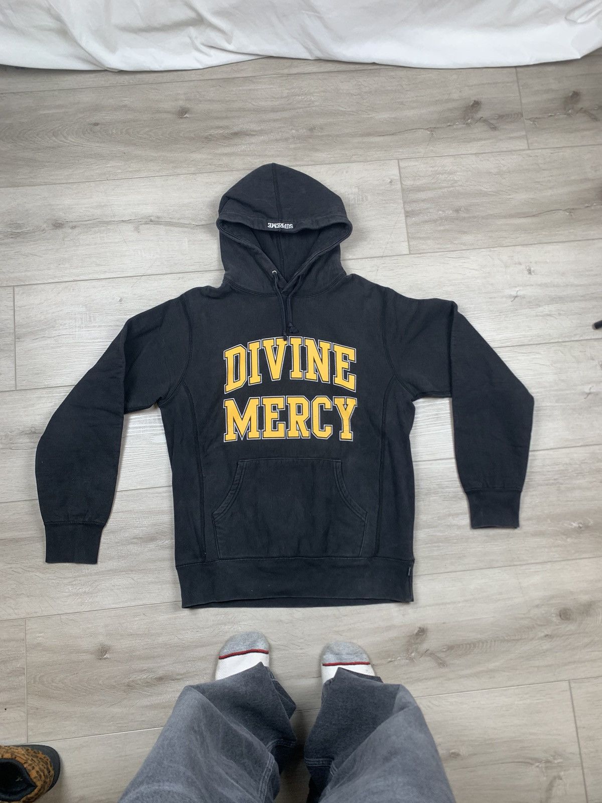 Supreme divine mercy hoodie hotsell