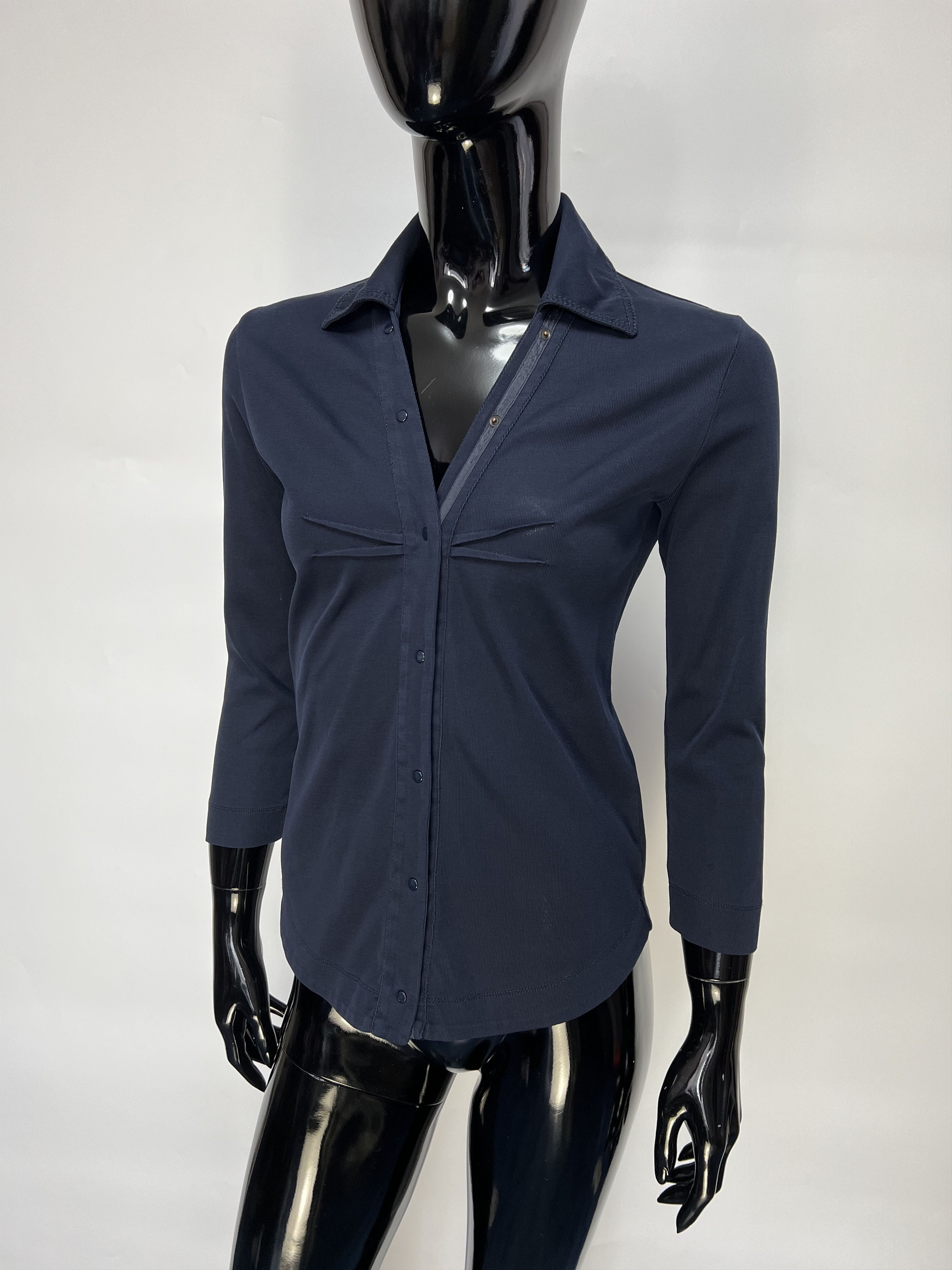 Prada Vintage Long Sleeve Button Up Shirt Blouse