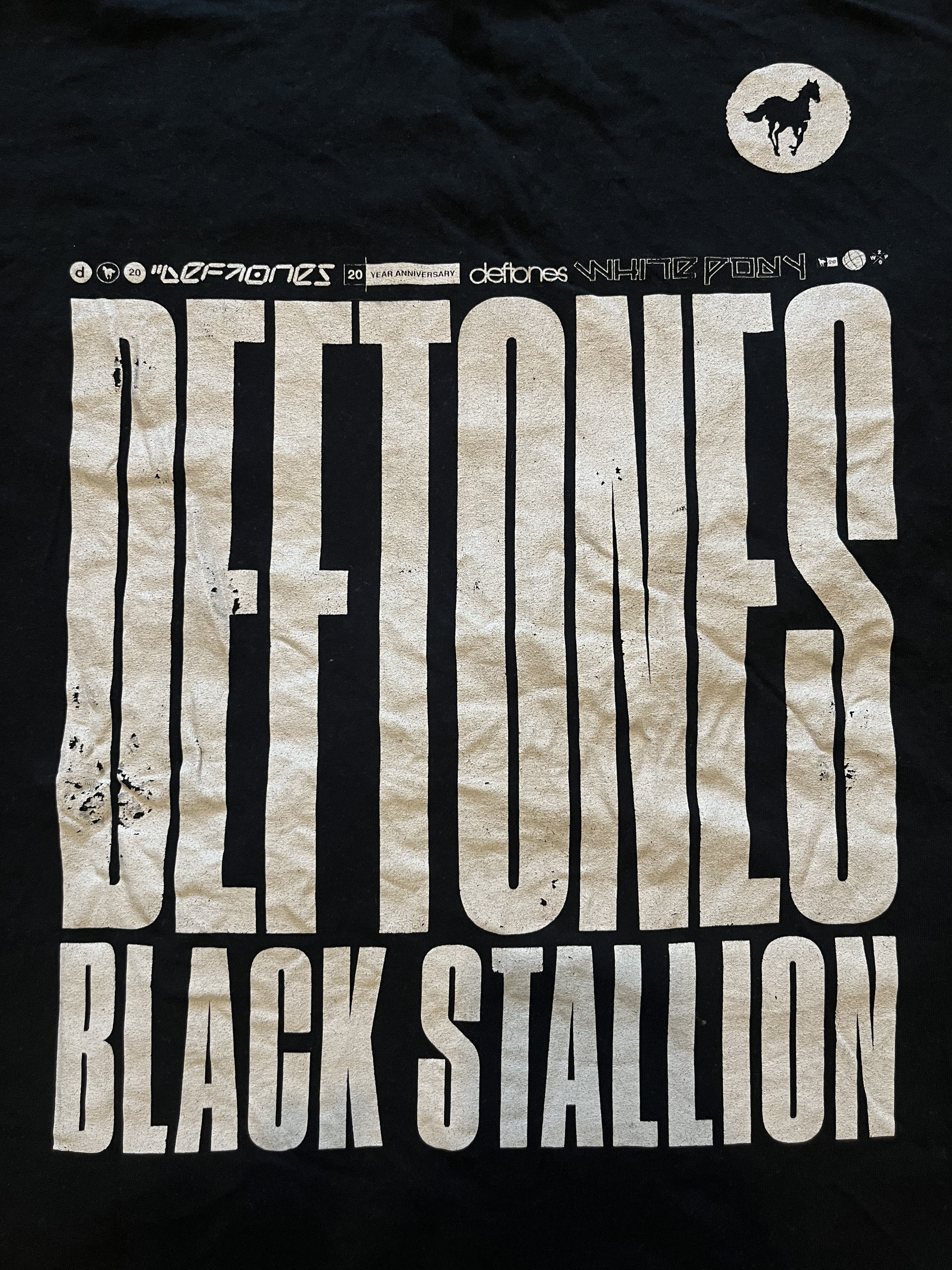 Band Tees × Vintage Deftones Black Stallion Anniversary Album Tour T Shirt Size US XL / EU 56 / 4 - 4 Thumbnail