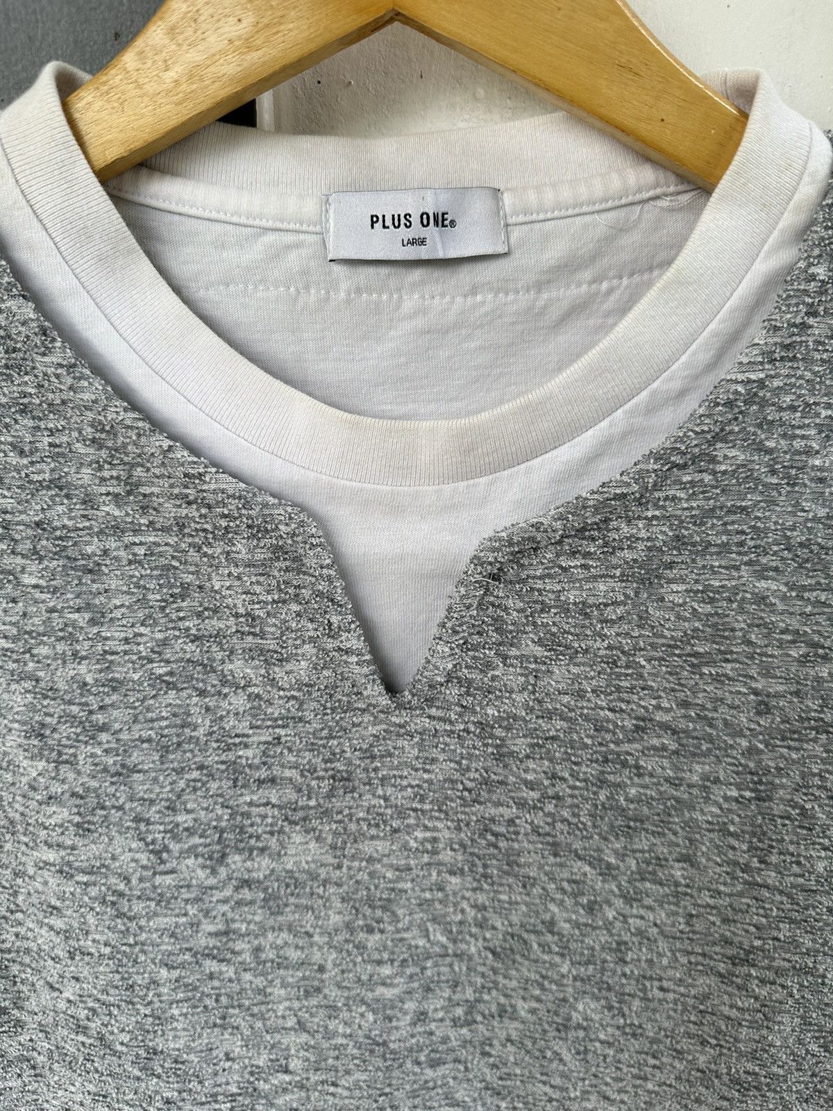 20471120 SICK JAPANESE MOHAIR DOUBLE LAYER TSHIRT LGB STYLE Size US L / EU 52-54 / 3 - 2 Thumbnail