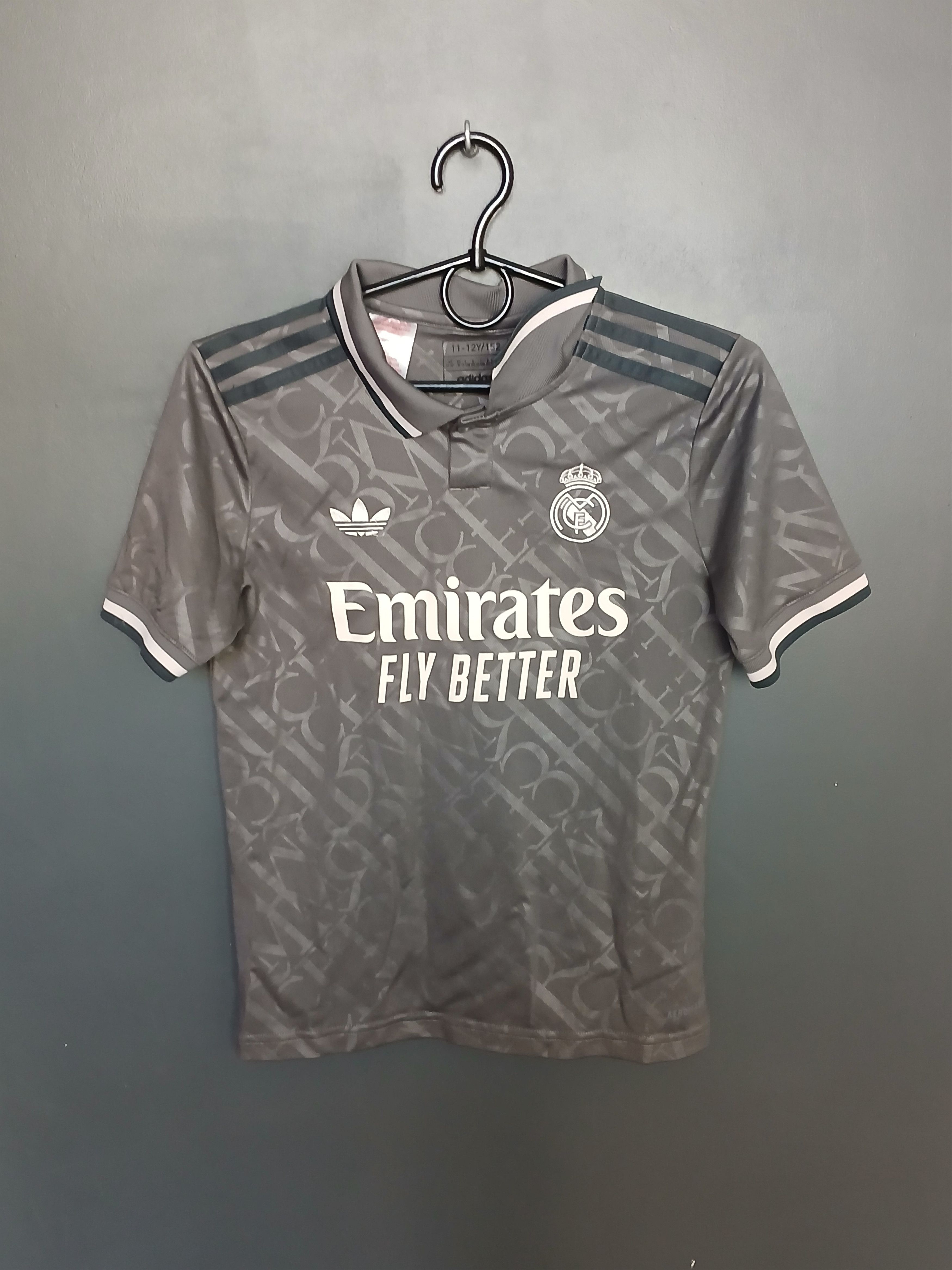 Adidas KIDS Real Madrid 24/25 Third Football Jersey T-Shirt Size US M / EU 48-50 / 2 - 1 Thumbnail