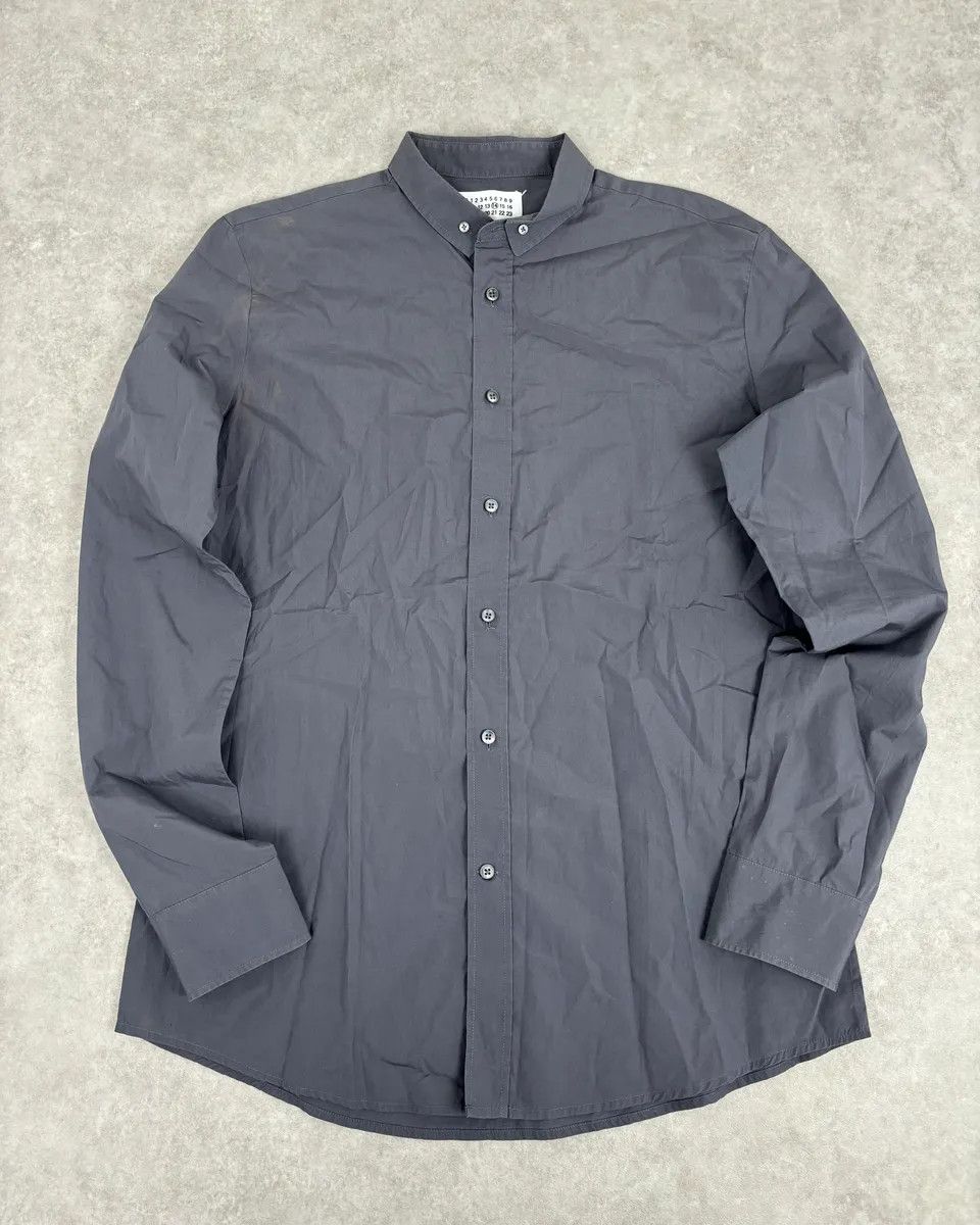Maison Margiela AW2011 Maison Margiela Grey Classy Signature Shirt Size US L / EU 52-54 / 3 - 8 Thumbnail