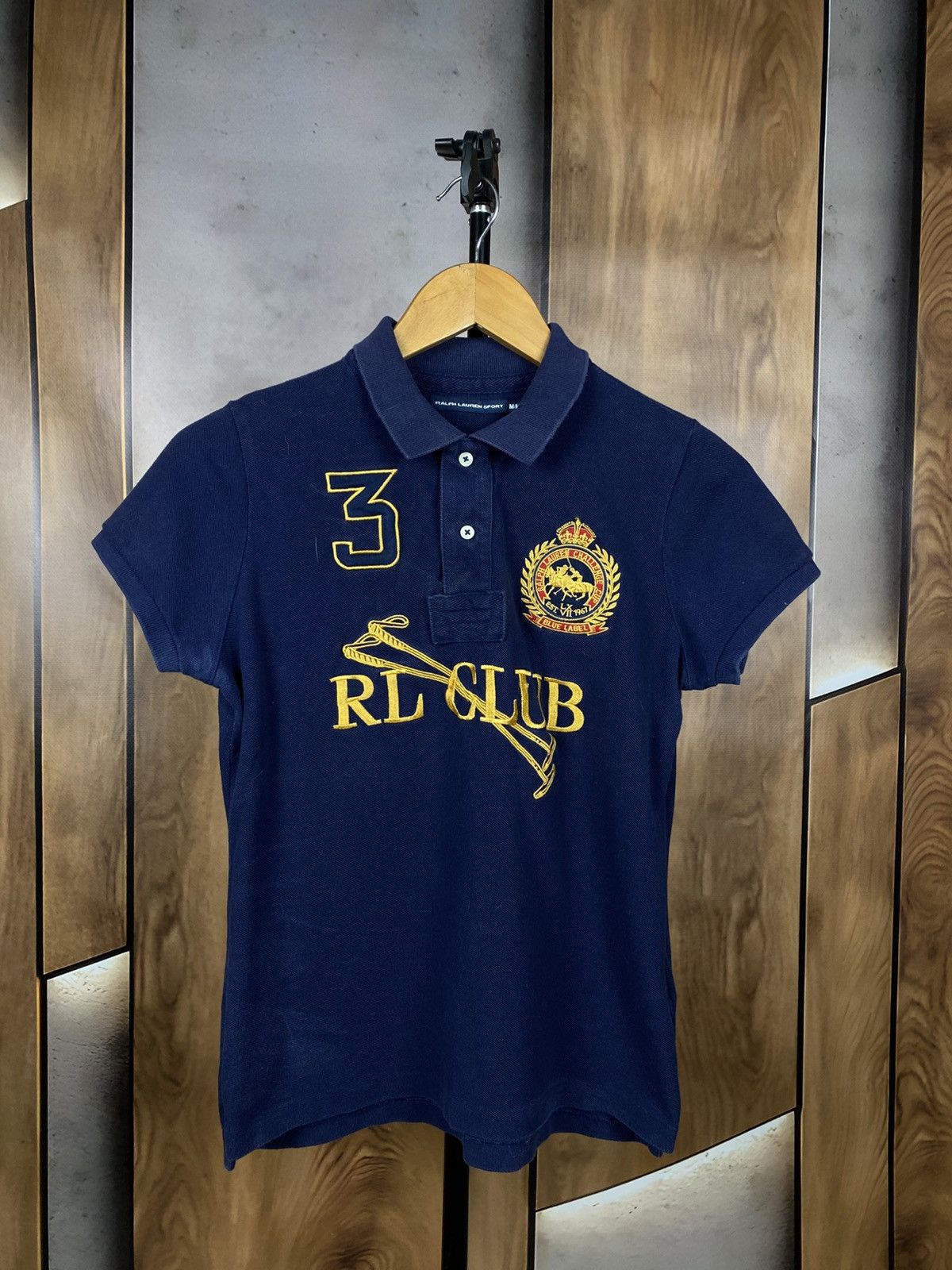 Polo Ralph Lauren 🎠Vintage 90s Polo T-Shirt Polo Ralph Lauren RL Club VTG Tee🎠 Size M / US 6-8 / IT 42-44 - 1 Thumbnail