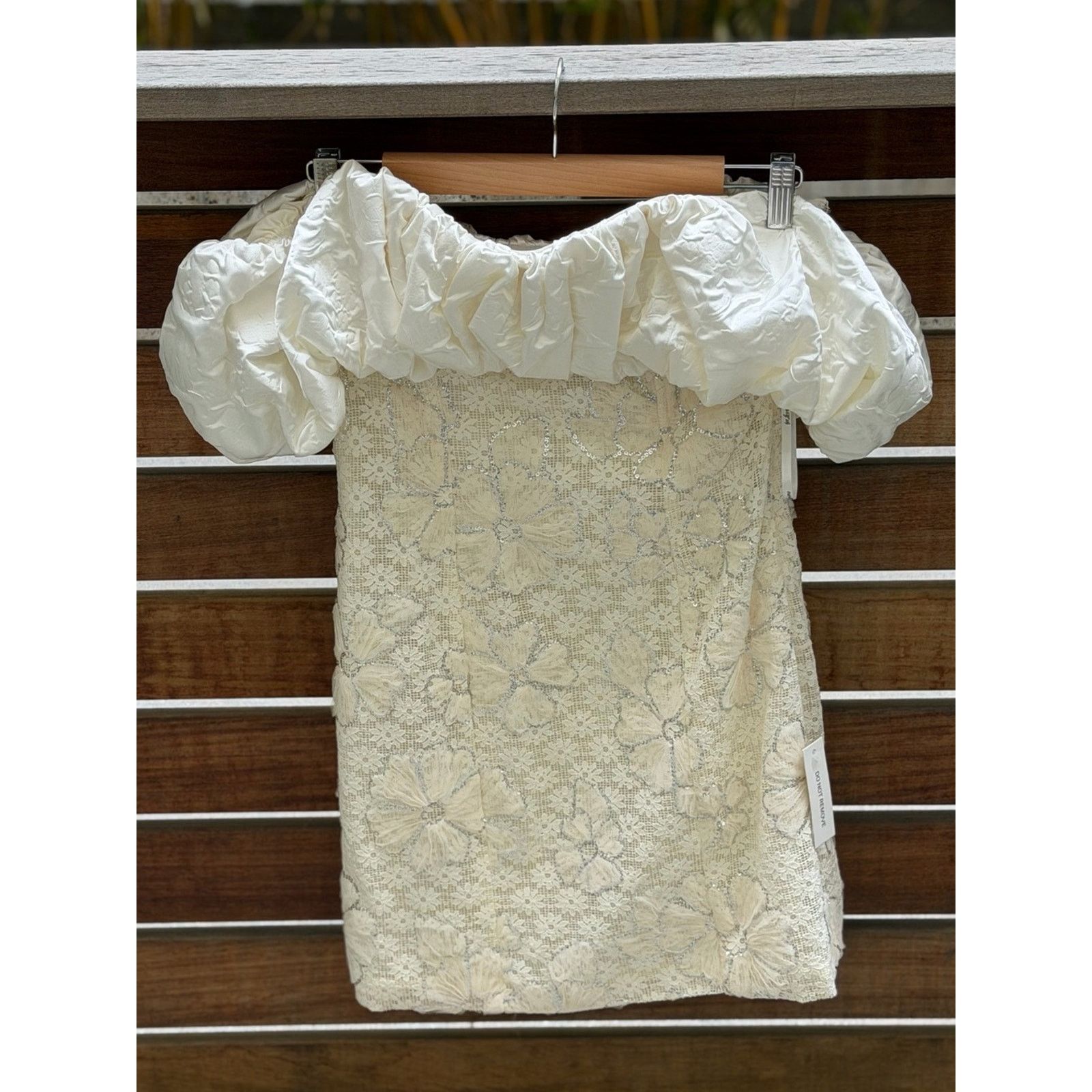 For Love & Lemons For Love & Lemons Snowflake Daisy Mini Dress NWT Size S / US 4 / IT 40 - 4 Thumbnail