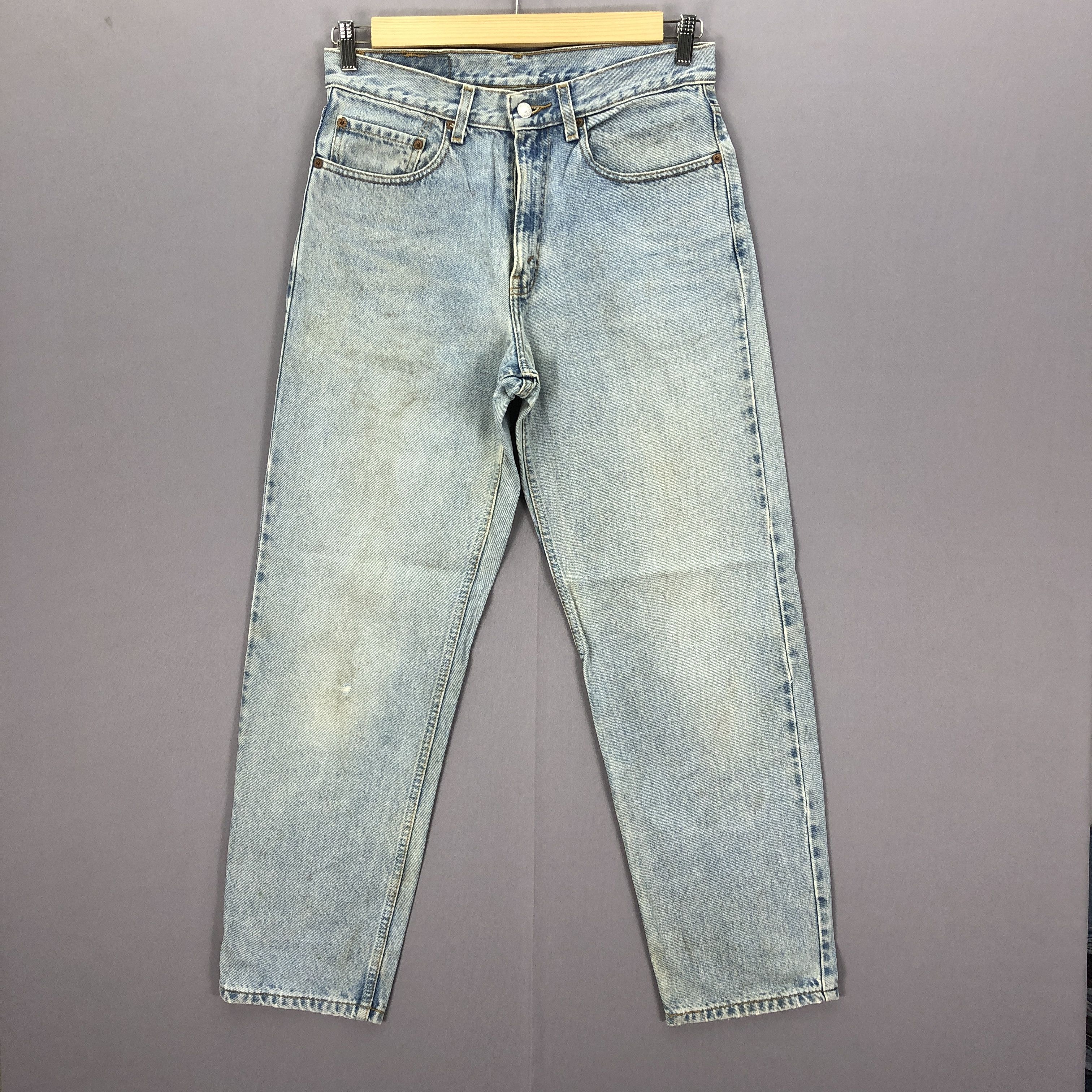 Vintage Levis 550 Light Wash Jeans Levi's Sun Faded Denim