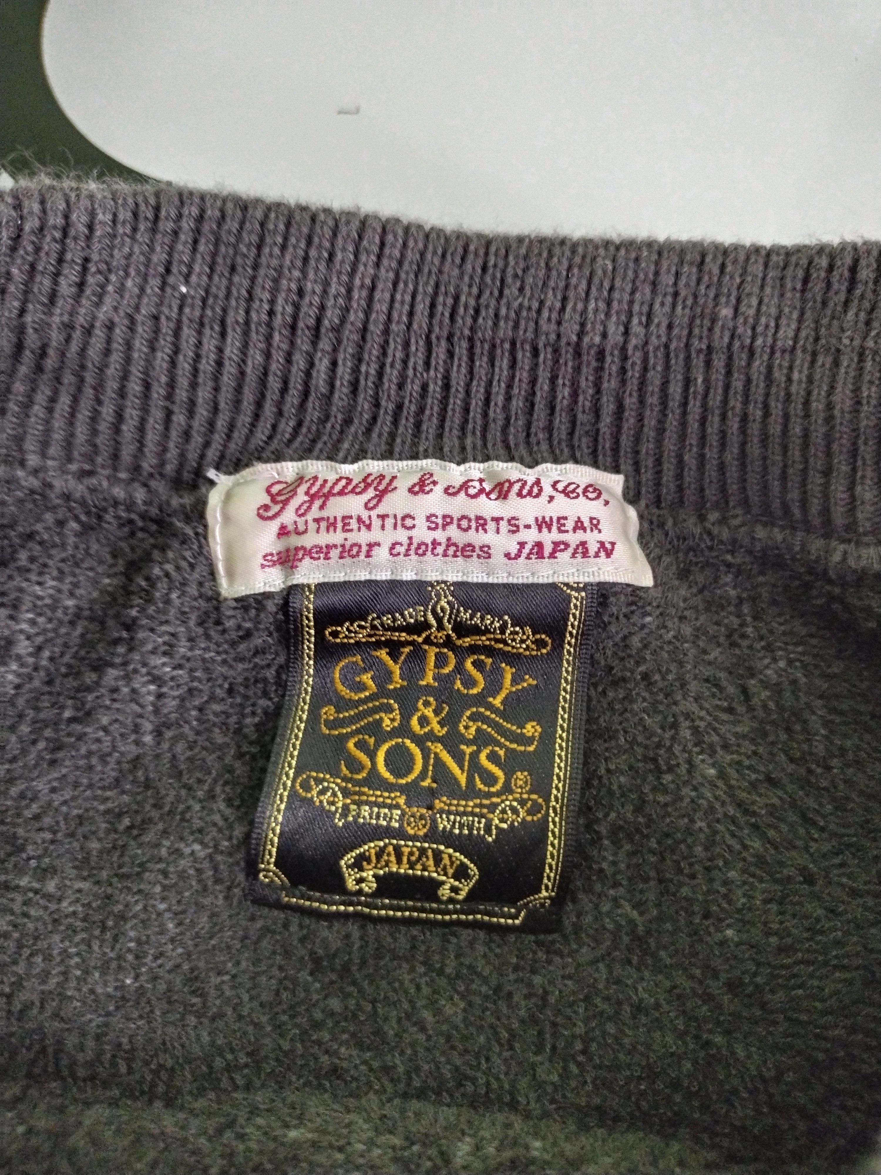 Gypsy × Japanese Brand Vintage Gypsy And Sons Spellout G Sweatshirt Size US M / EU 48-50 / 2 - 7 Thumbnail