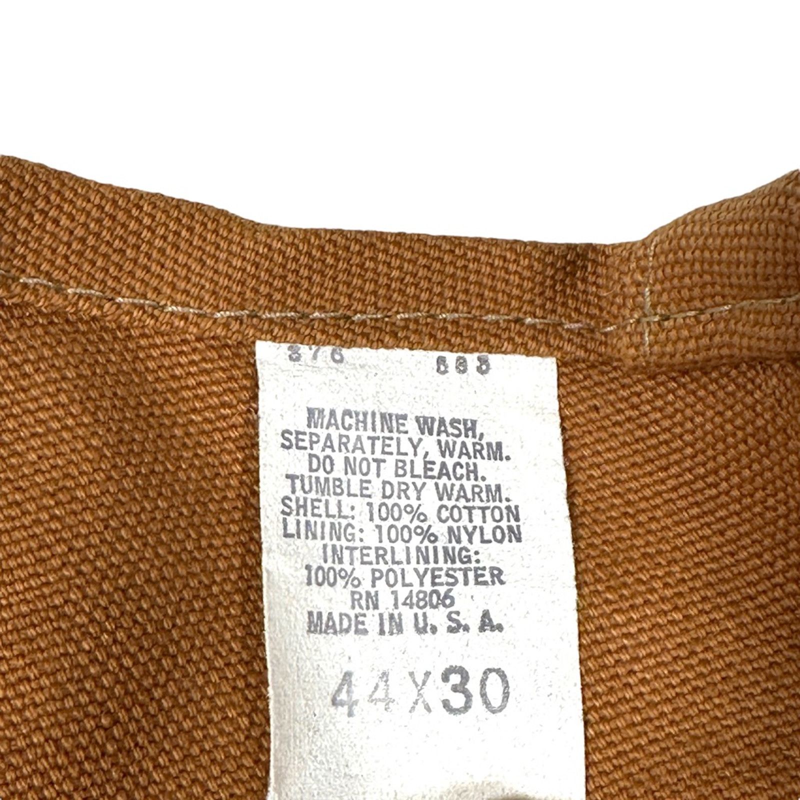 Carhartt Carhartt Bib Overalls Vintage Brown 70s USA 44 x 30 New Size US 44 / EU 60 - 11 Thumbnail