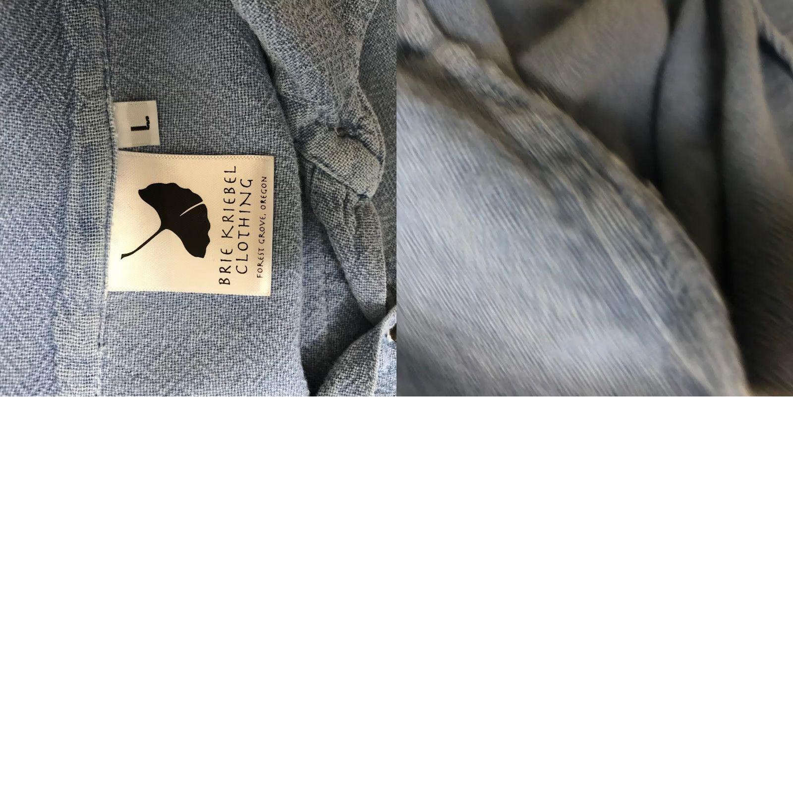 Vintage Brie Kriebel Clothing Blue Batik Patchwork Button Down Shirt Womens Large Oregon Size L / US 10 / IT 46 - 8 Thumbnail