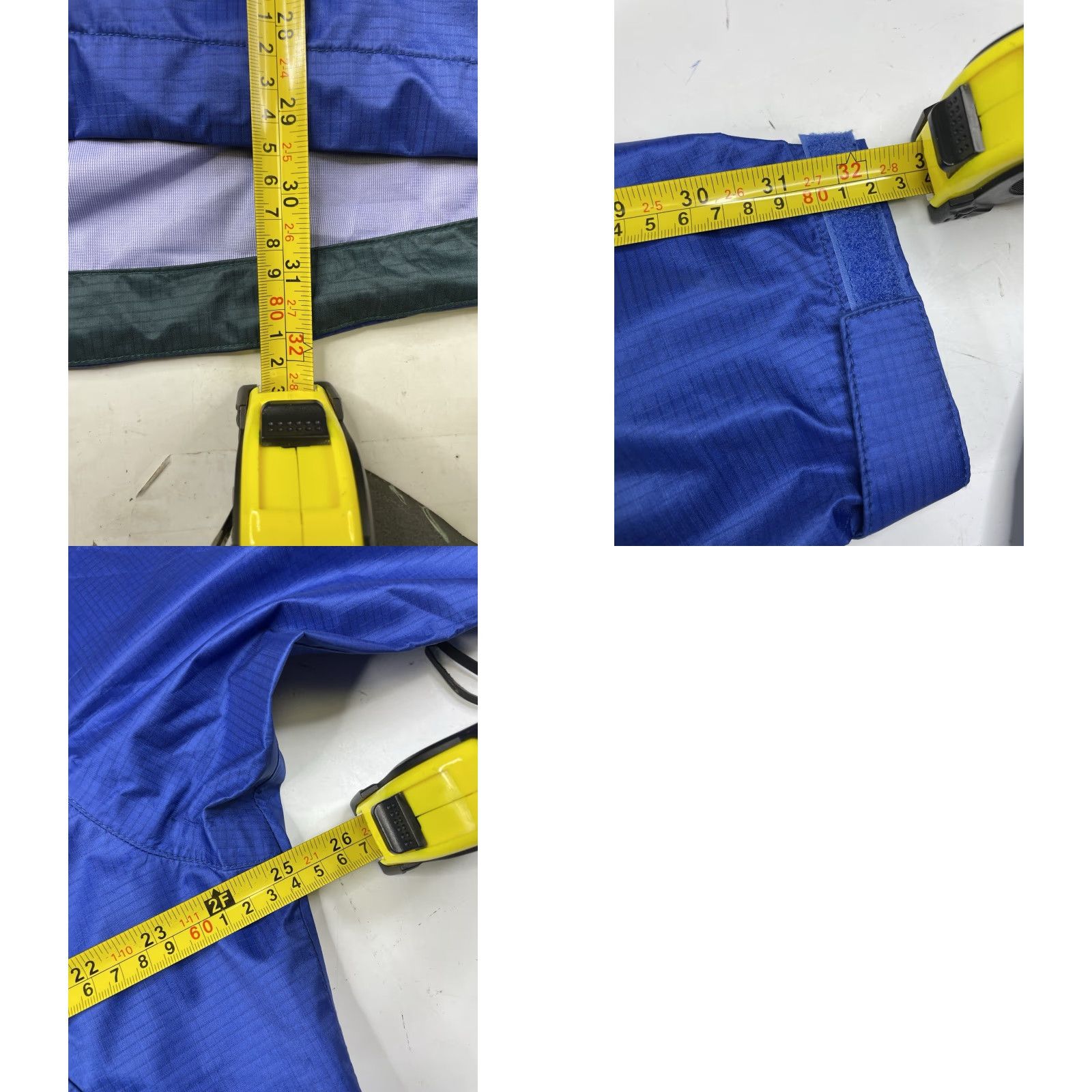 Patagonia VINTAGE Patagonia Super Pluma Gridman Jacket Pants Set 83490 Mens Medium Blue Nylon Full Zip Rain Coat 90s Outdoor Hiking Regular Mens Size US 31 - 10 Thumbnail