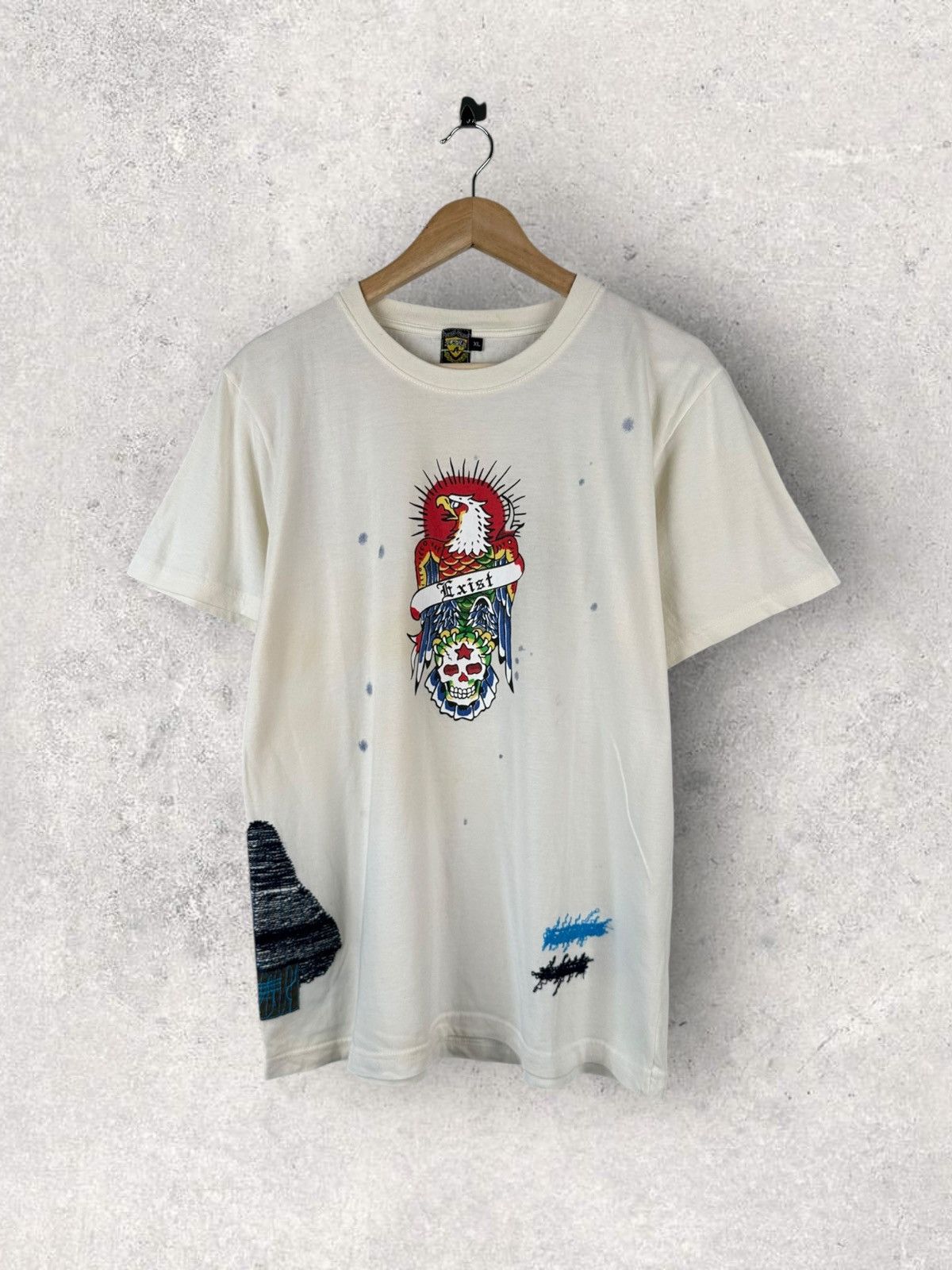 Band Tees Y2k Vintage Exist Eagle Print Oversized Tee Size US XL / EU 56 / 4 - 1 Thumbnail