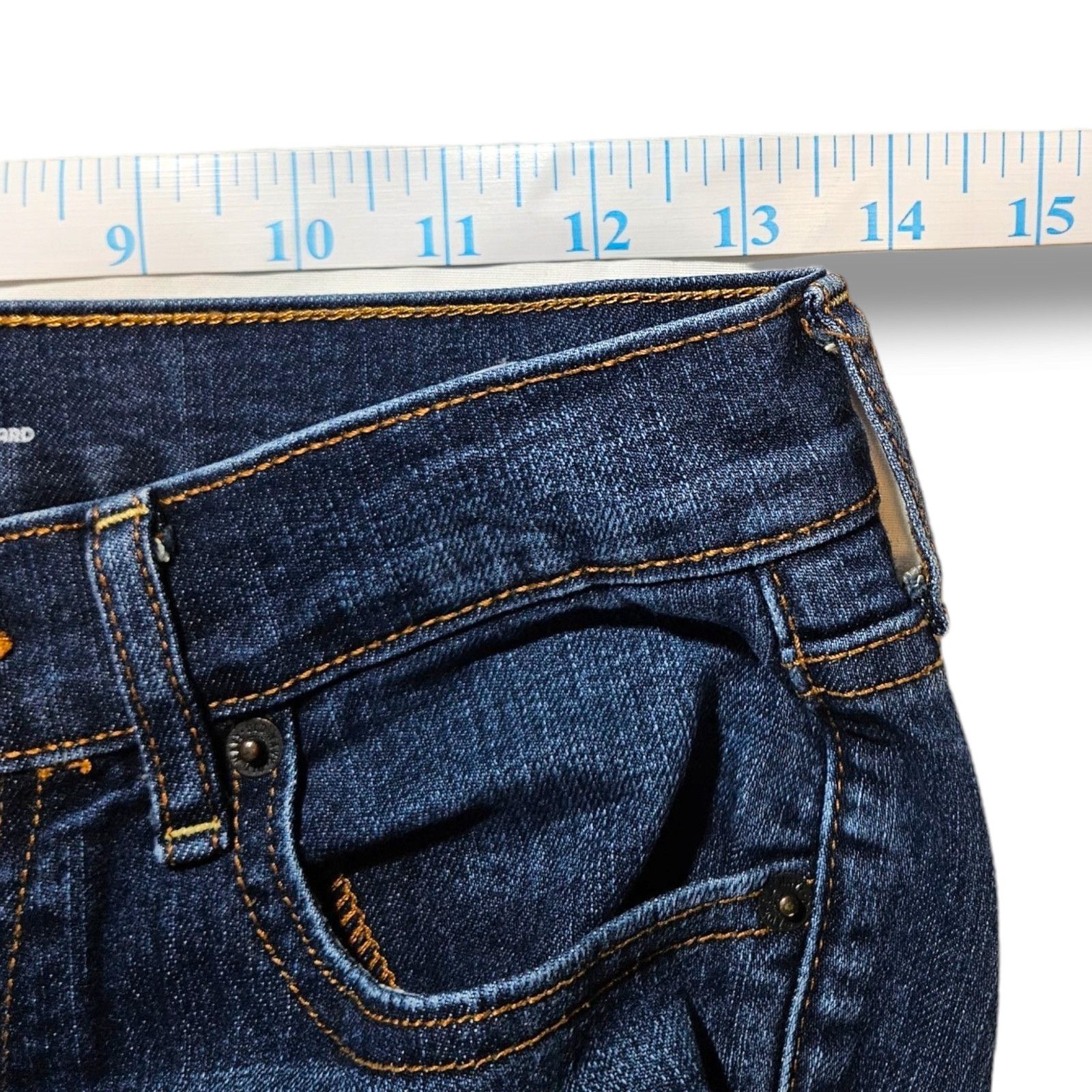 Old Navy EUC Old Navy Original Skinny Jeans Sz. 0 Regular Dark Wash Size 25" / US 0 / IT 36 - 7 Thumbnail