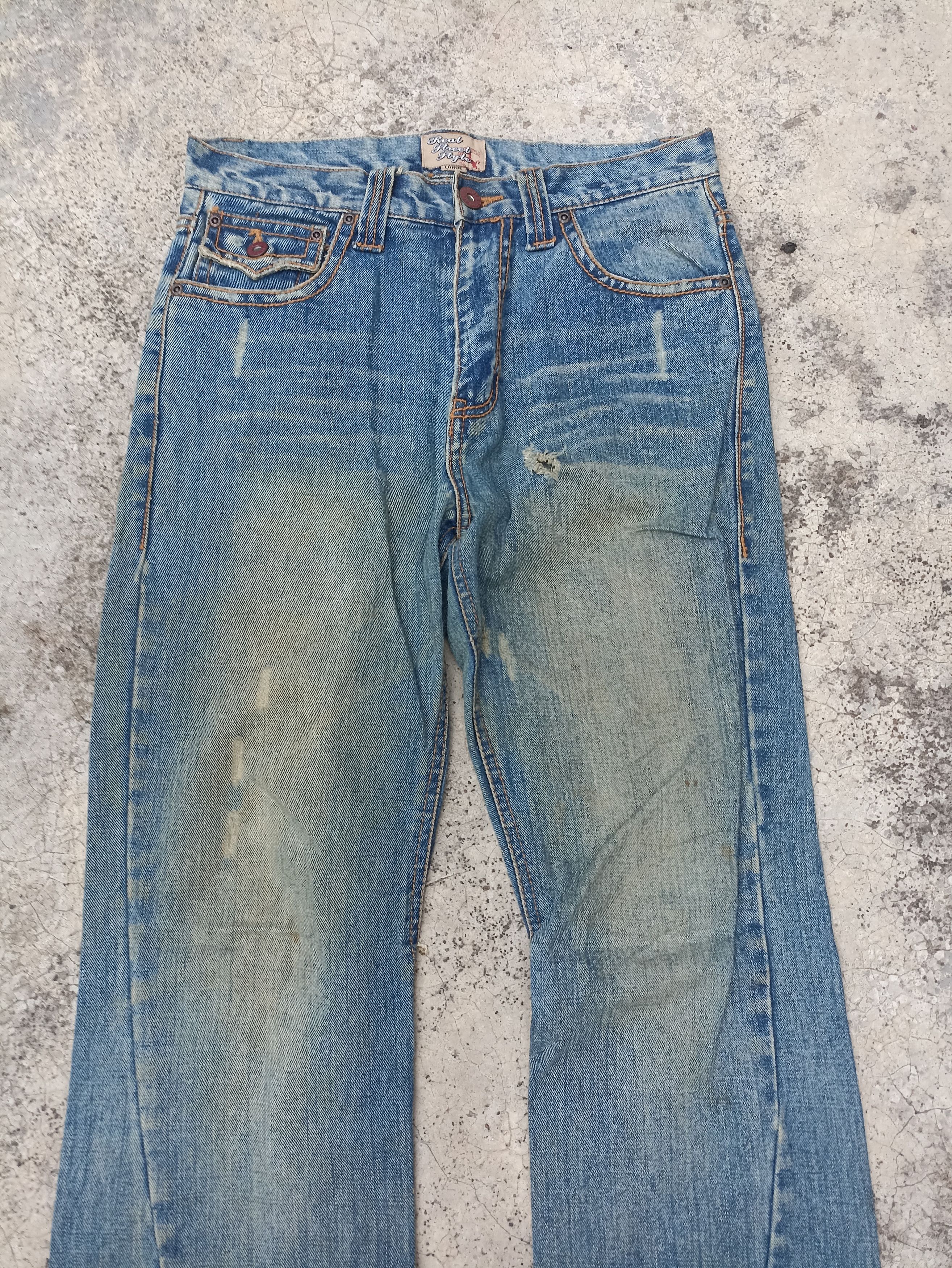 Beauty Beast Flare Nylaus Jeans Distressed Denim Beauty Beast LGB Design Size US 30 / EU 46 - 2 Thumbnail