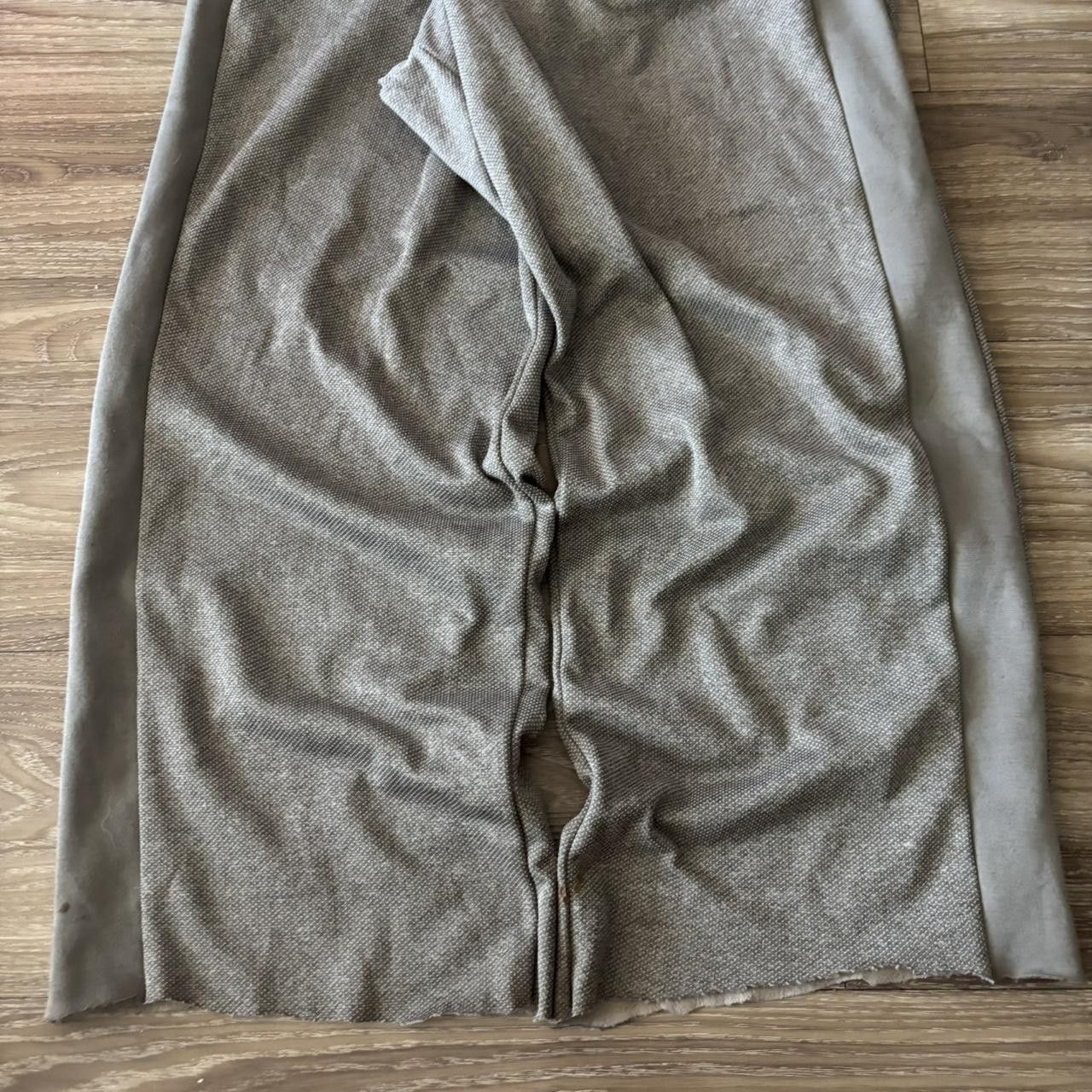Japanese Brand Crazy Vintage Y2K/2000s Baggy Beige Grey Skater Style Essential Sweatpants! Fits L Size US 36 / EU 52 - 5 Thumbnail