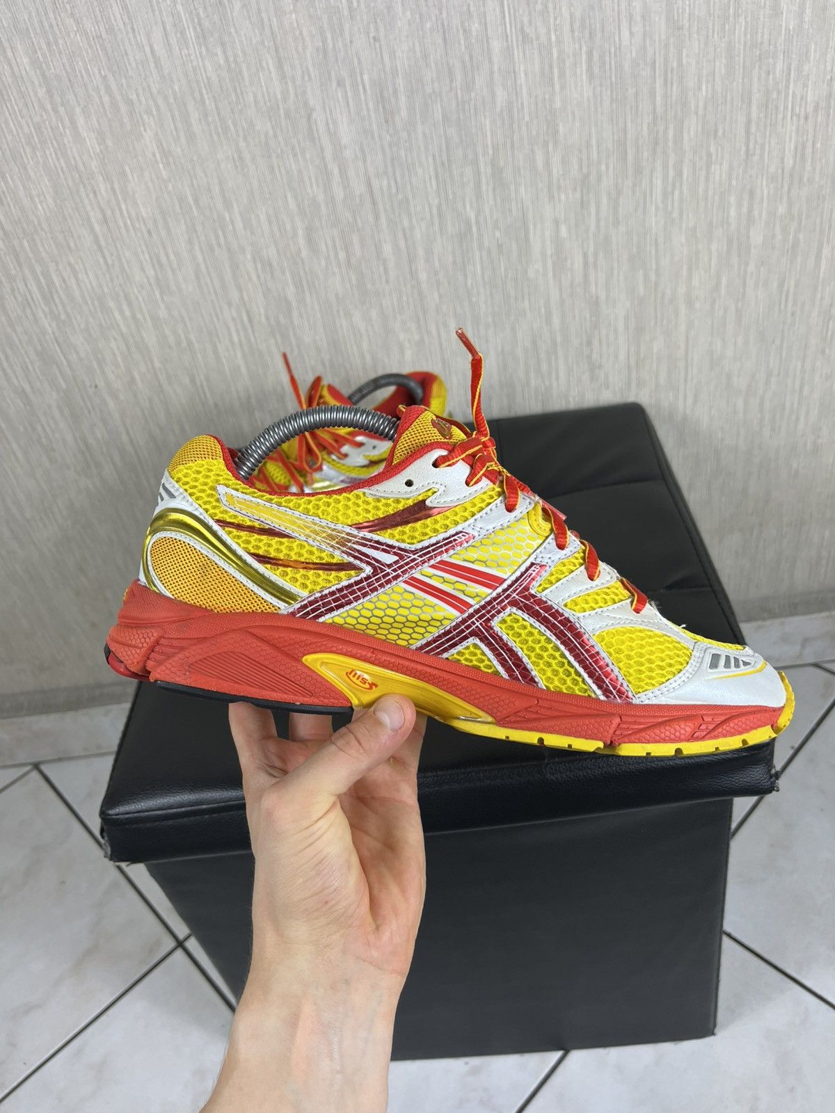 Asics Vintage Asics gel-os sky speed asymmetric laces mesh shoes Size US 8.5 / EU 41-42 - 18 Thumbnail