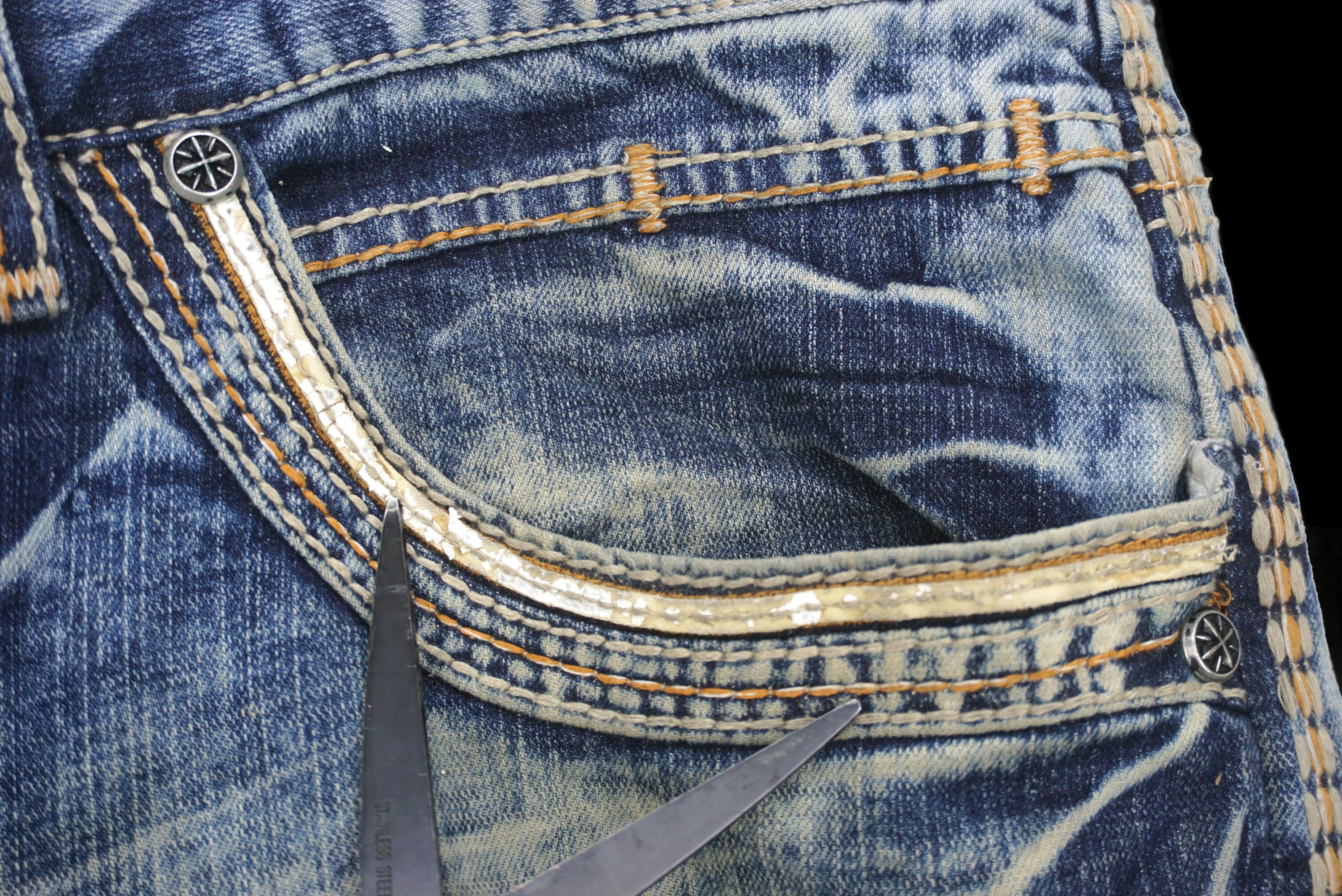 Affliction Blake Jeans Size 42 fit W45xL34.5 Black Premium Denim Size US 42 / EU 58 - 9 Thumbnail