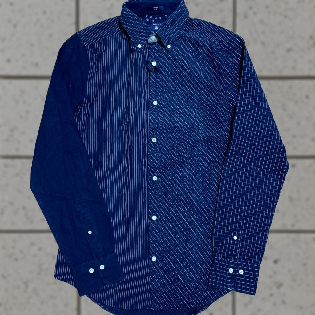 Gant GANT Mens Shirt Long Sleeve Indigo Fitted Size S Shirt Men Blue Cotton Logo Button-Up 90s? No Vintage GANT Mens Shirt Long Sleeve Indigo Fitted Size S Size US S / EU 44-46 / 1 - 1 Thumbnail