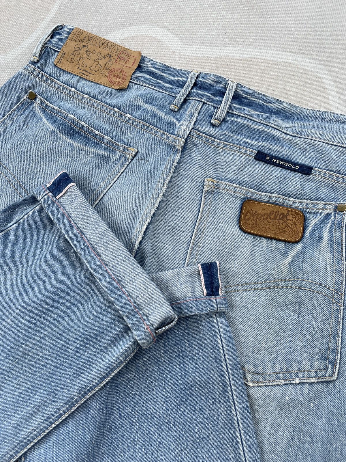 Oi Polloi RARE R.Newbold x Oi polloi Selvedge (P55) Size US 32 / EU 48 - 1 Thumbnail