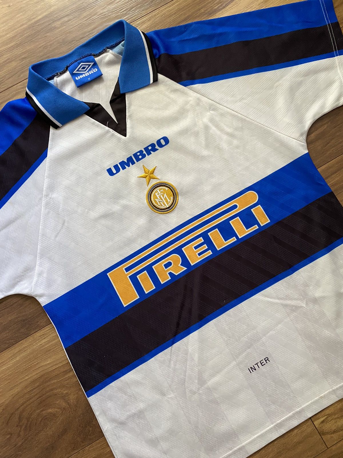 Other ❗️RARE❗️Umbro Inter Milan 1996-1997 Away Shirt Ronaldo #10 Size US M / EU 48-50 / 2 - 2 Thumbnail