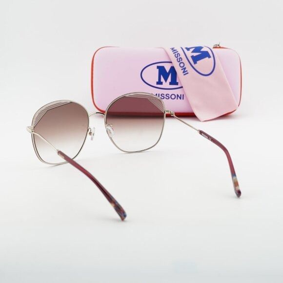 Missoni Missoni MIS 0014/S 06K3 HA Sunglasses Gold Geometric Frame Size ONE SIZE - 12 Thumbnail