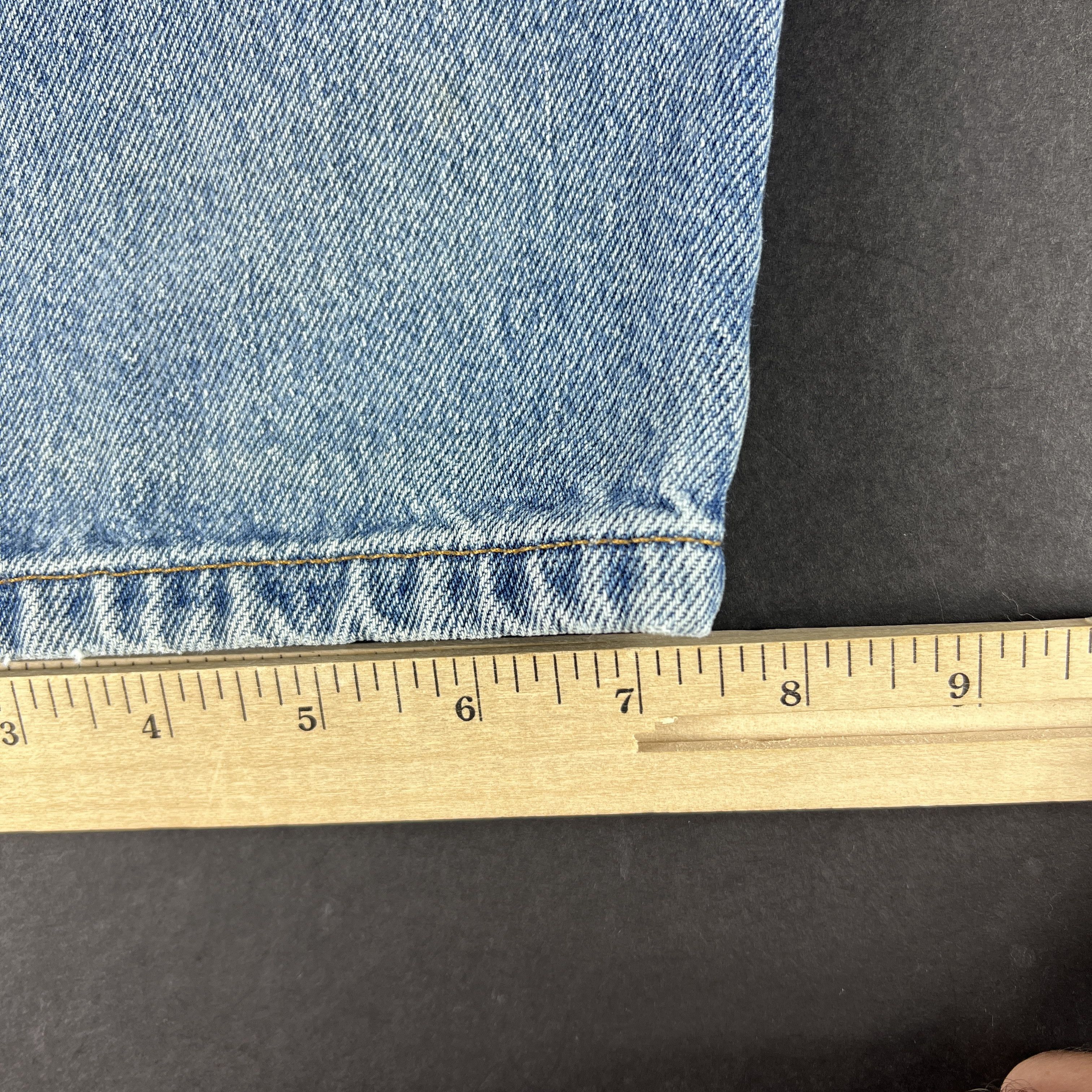 Levi's × Vintage Y2K Levi's Jeans 550 Relaxed Blue Dingy Denim Size US 34 / EU 50 - 15 Thumbnail