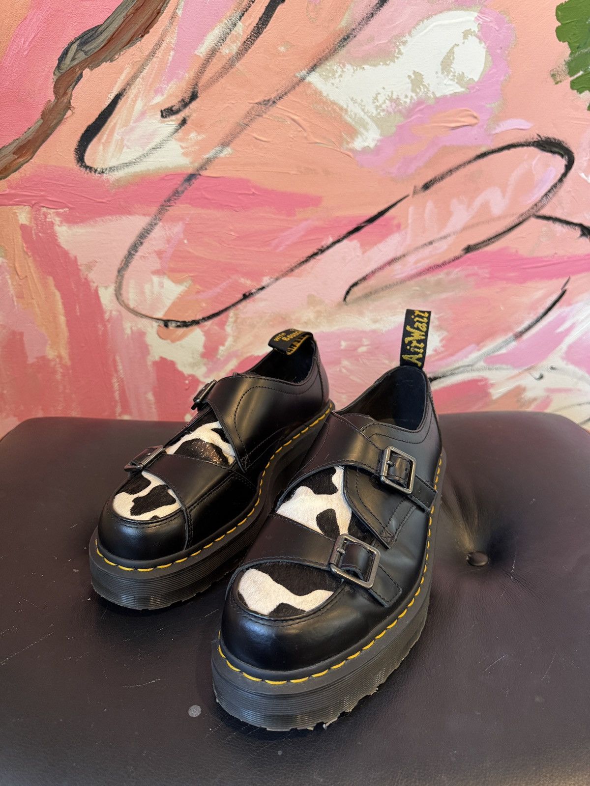 Dr. Martens Dr. Martens Harako Double Monk Strap Shoes Size US 11 / EU 44 - 1 Thumbnail