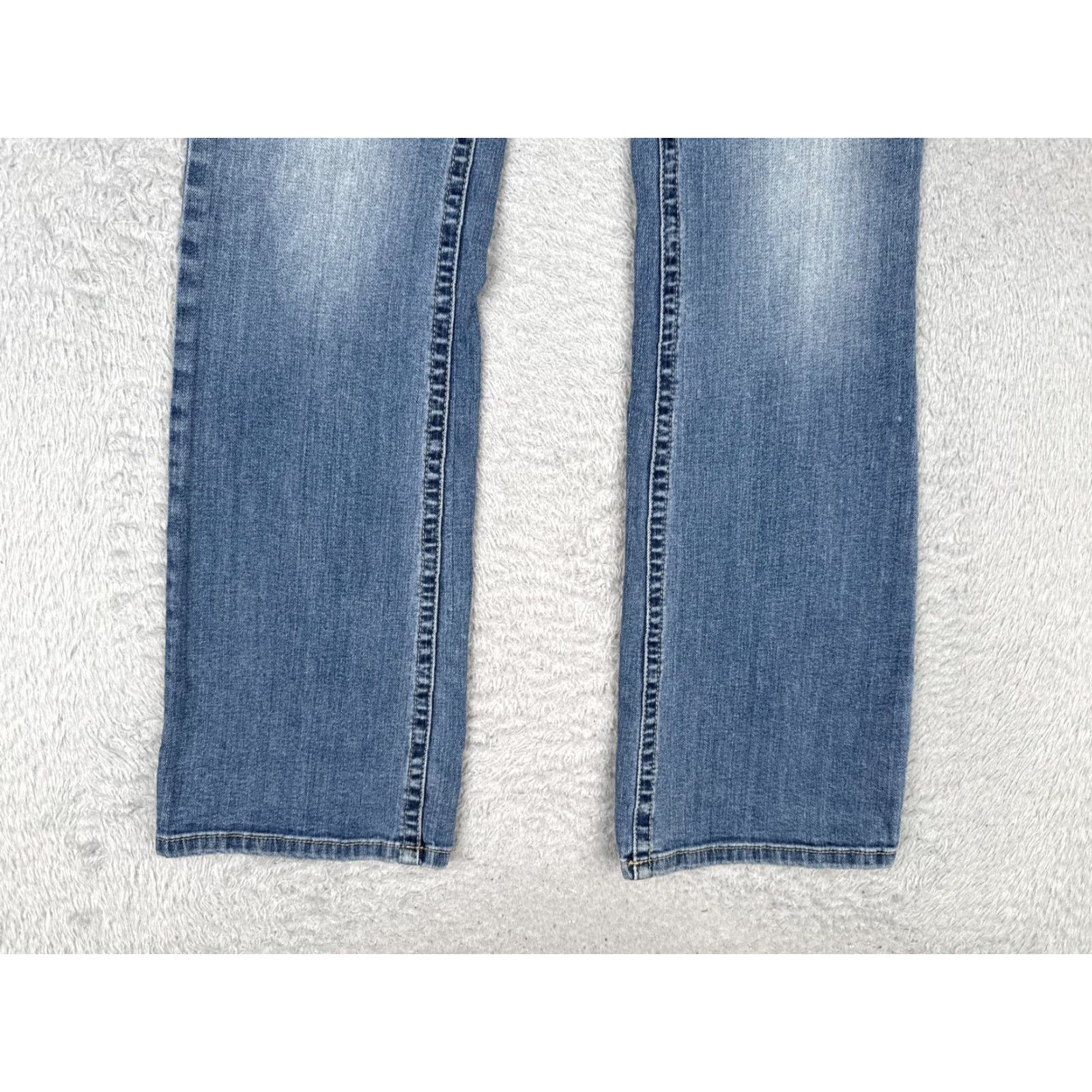 Denime A.n.a Jeans Women 8 Blue Medium Wash Bootcut Mid Rise Stretch Denim Cotton 29x31 Jeans Women 8 Blue Medium Wash Bootcut 29x31 Size 30" / US 8 / IT 44 - 2 Thumbnail