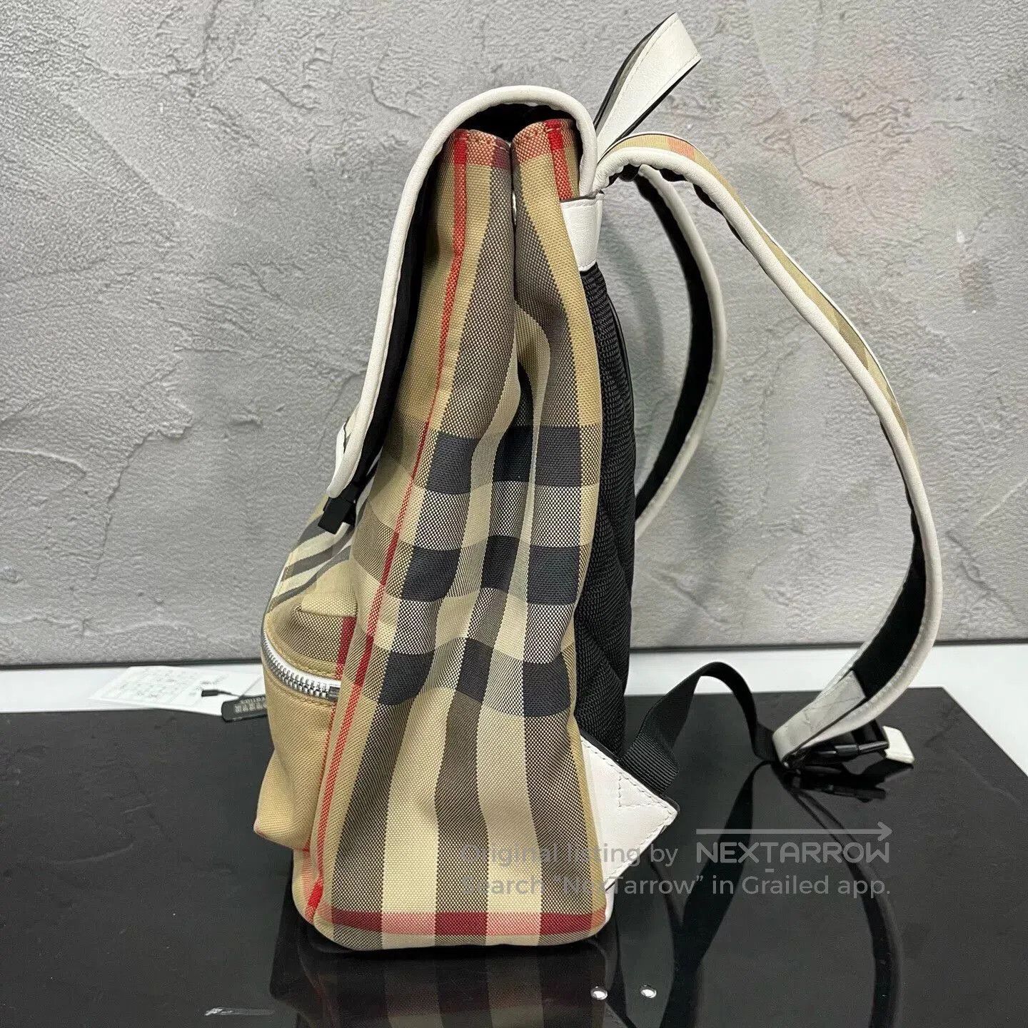 Burberry Burberry Classic Check Structured Backpack. Size ONE SIZE - 4 Thumbnail