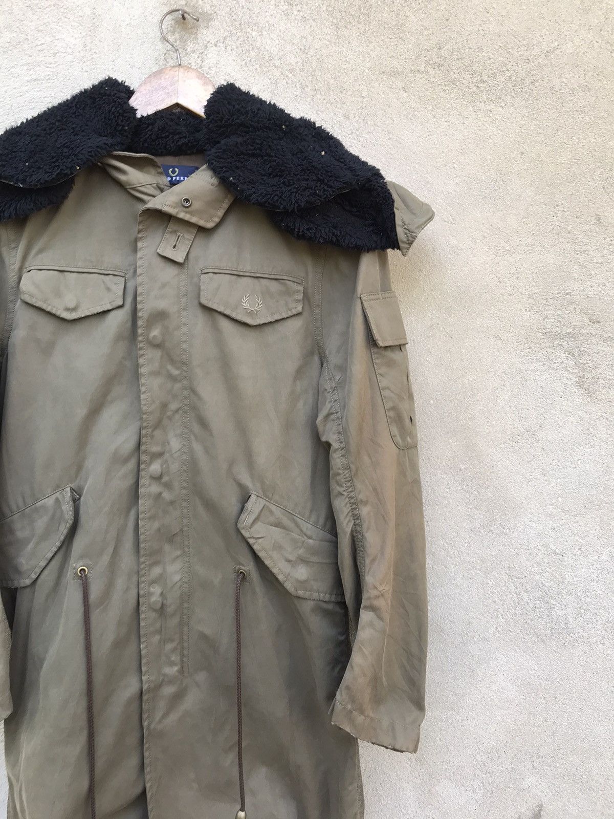 Fred Perry VINTAGE FRED PERRY CASUAL PARKA JACKET HOODIE Size M / US 6-8 / IT 42-44 - 8 Thumbnail