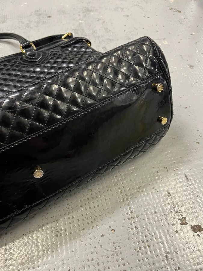 Roberto Cavalli Roberto Cavalli Quilted Black Handle Bag Size ONE SIZE - 7 Thumbnail