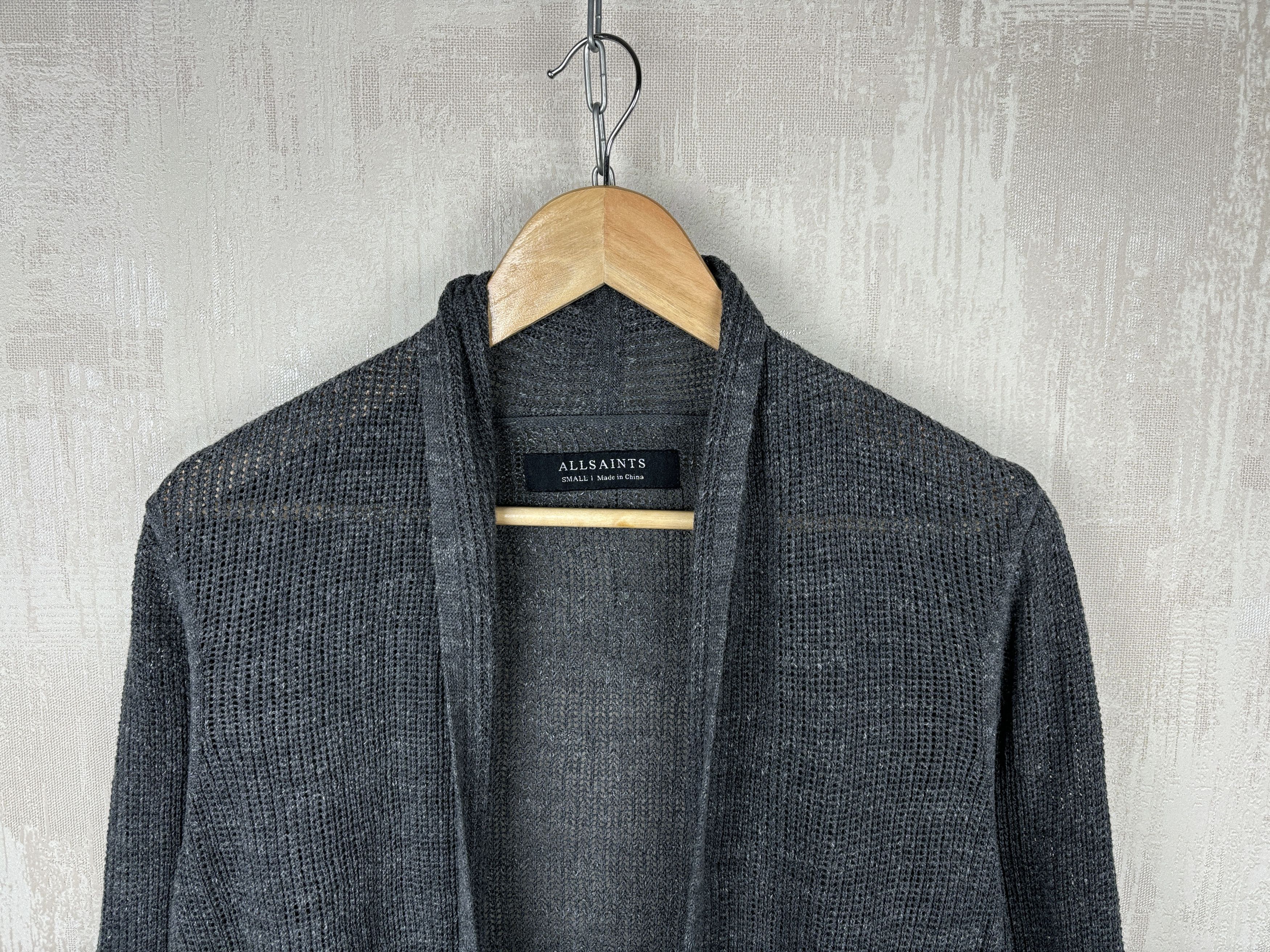 Allsaints AllSaints Dyle Cardigan Mesh Cotton Size US S / EU 44-46 / 1 - 4 Thumbnail