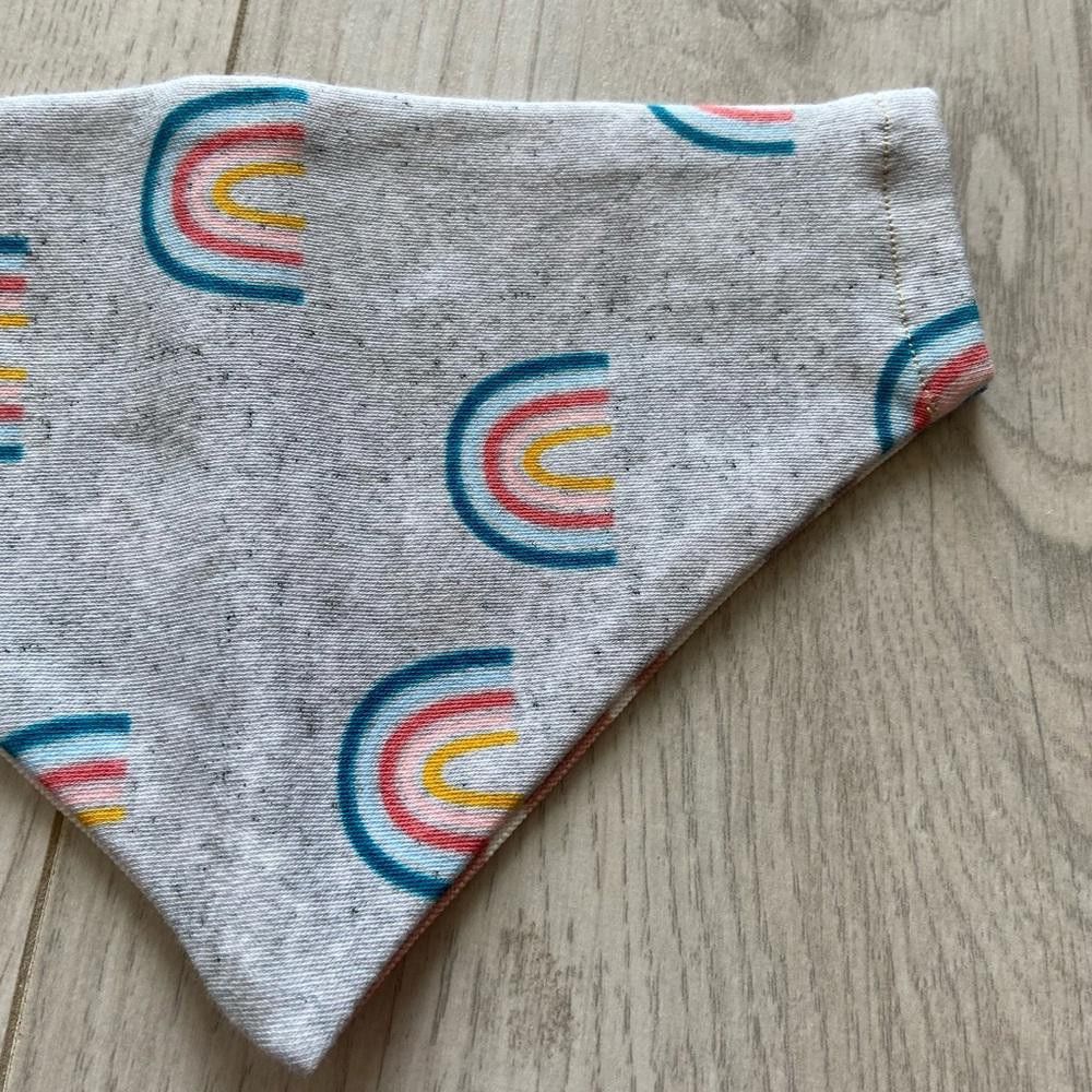 Designer Rainbow and Paint Brush Dog Bandana Size ONE SIZE - 2 Thumbnail
