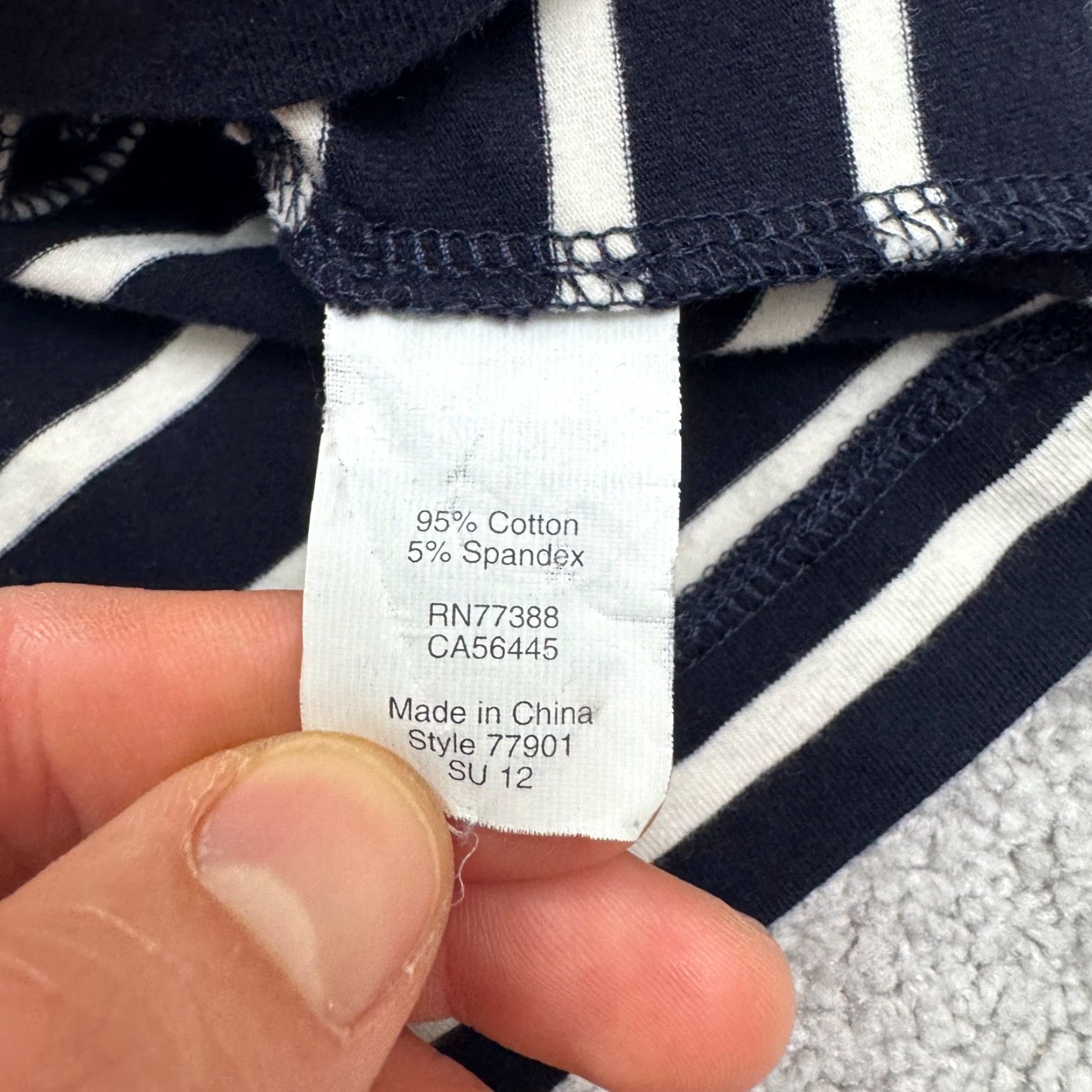 J.Crew VINTAGE J.Crew Women's Tank Dress S Blue Striped Sleeveless Casual Summer Size S / US 4 / IT 40 - 7 Thumbnail