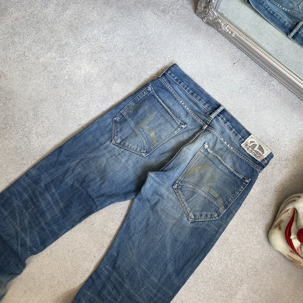 Evisu × Puma Vintage y2k Baggy Evisu Puma Jeans Faded Size US 32 / EU 48 - 3 Thumbnail